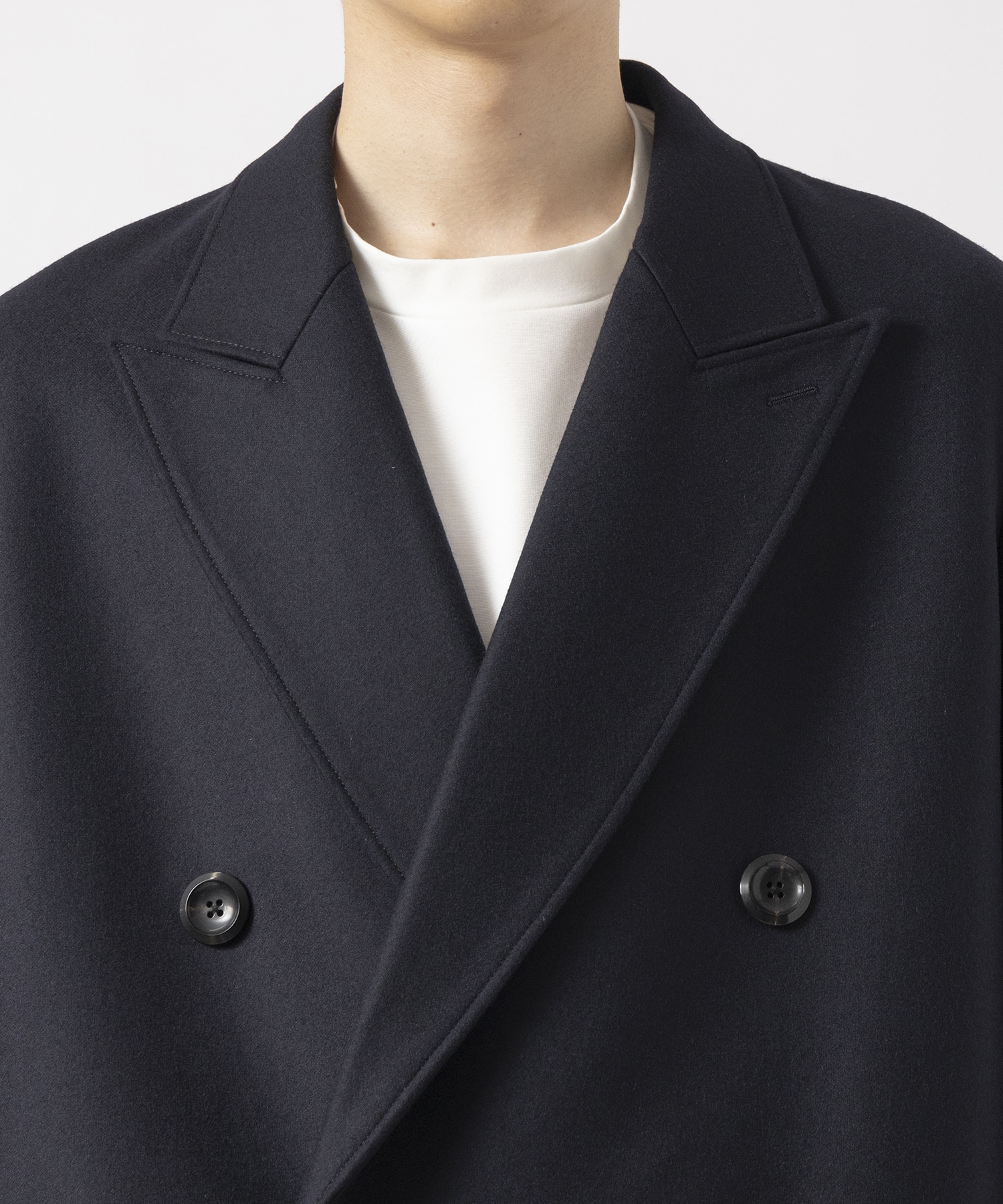 THE DOUBLE PEAKED TAILORED COAT THE RERACS