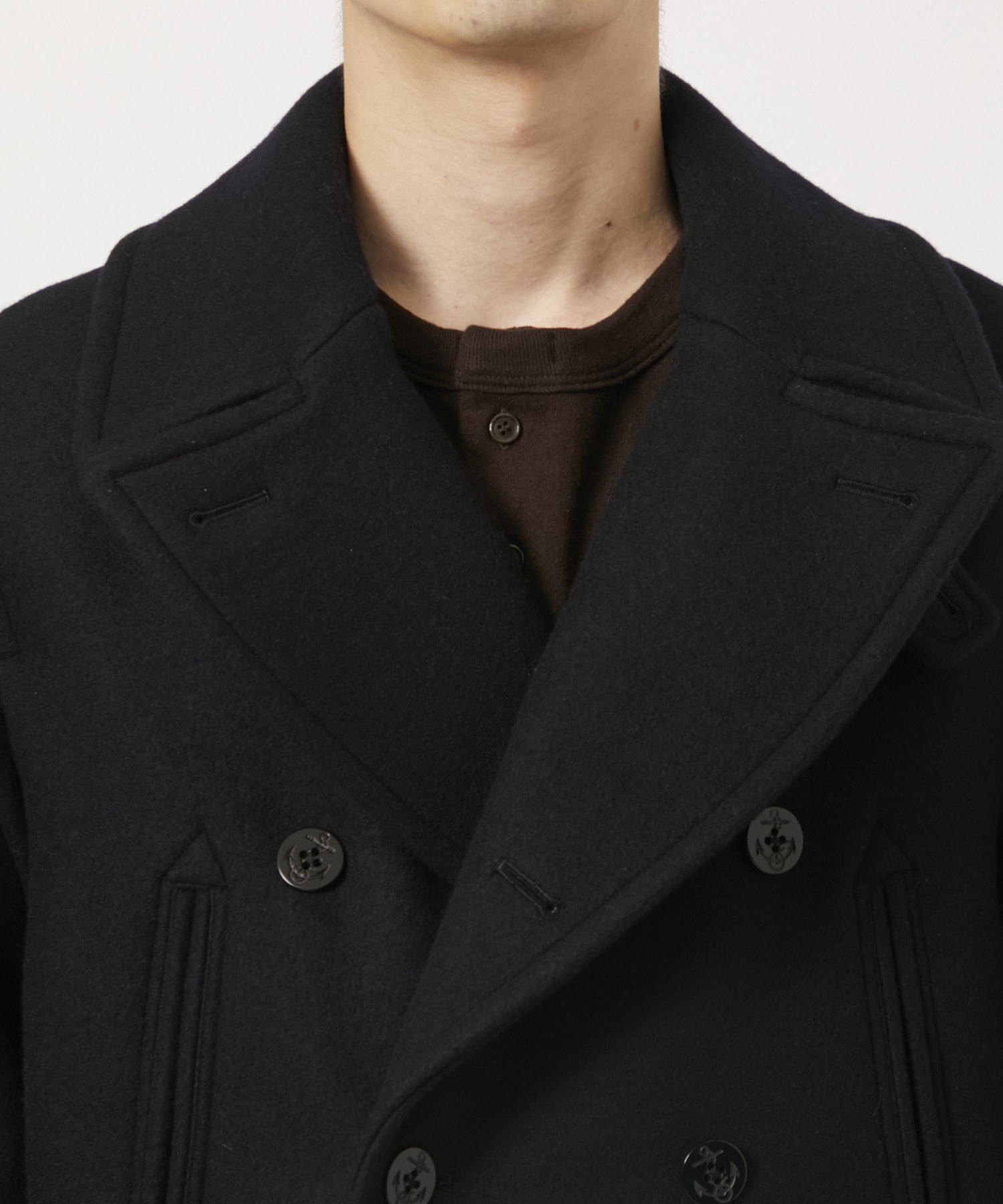 Wool Melton 10B Pea Coat 