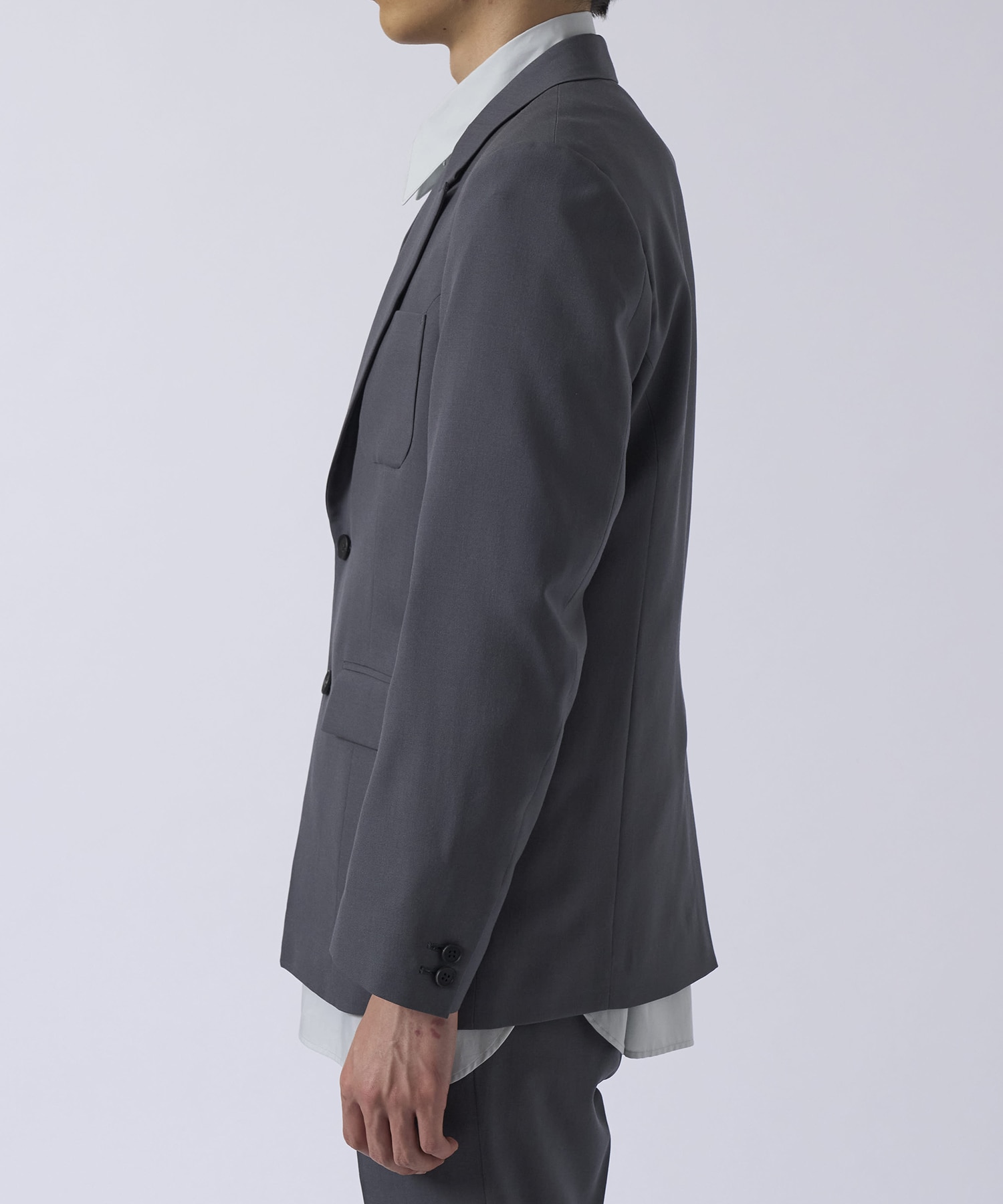 Water-repellent Wool Tailored Jacket MATSUFUJI