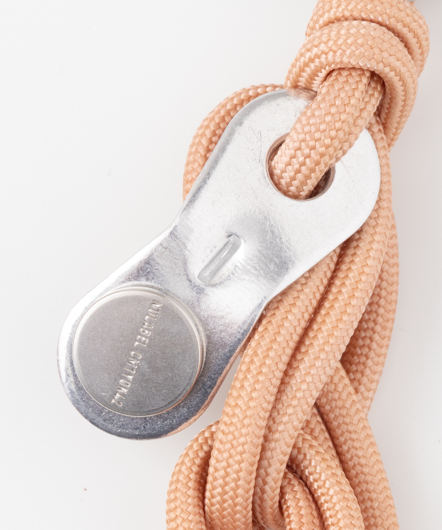 NATURAL DYED NYLONROPE CARABINER 01 NULABEL CM1YOK42