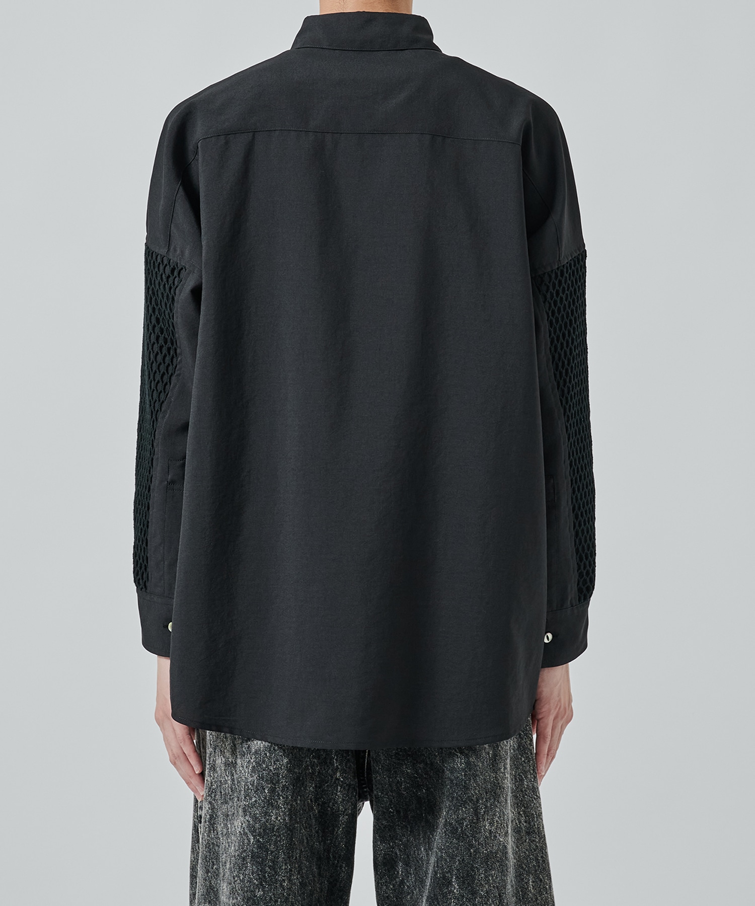 MESH SLEEVE SHIRTS SHAREEF