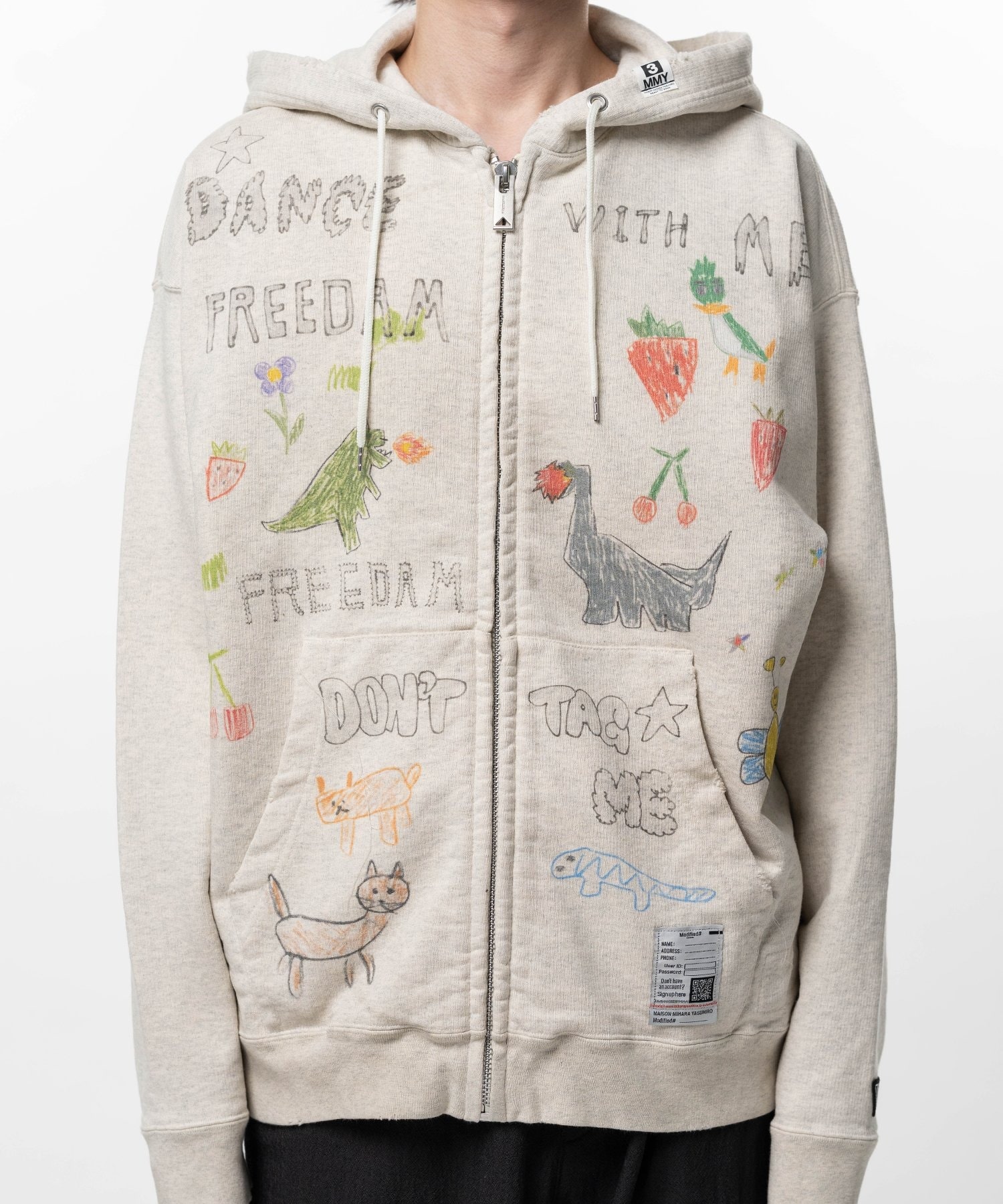 KIDS DOODLE PARKA Maison MIHARA YASUHIRO