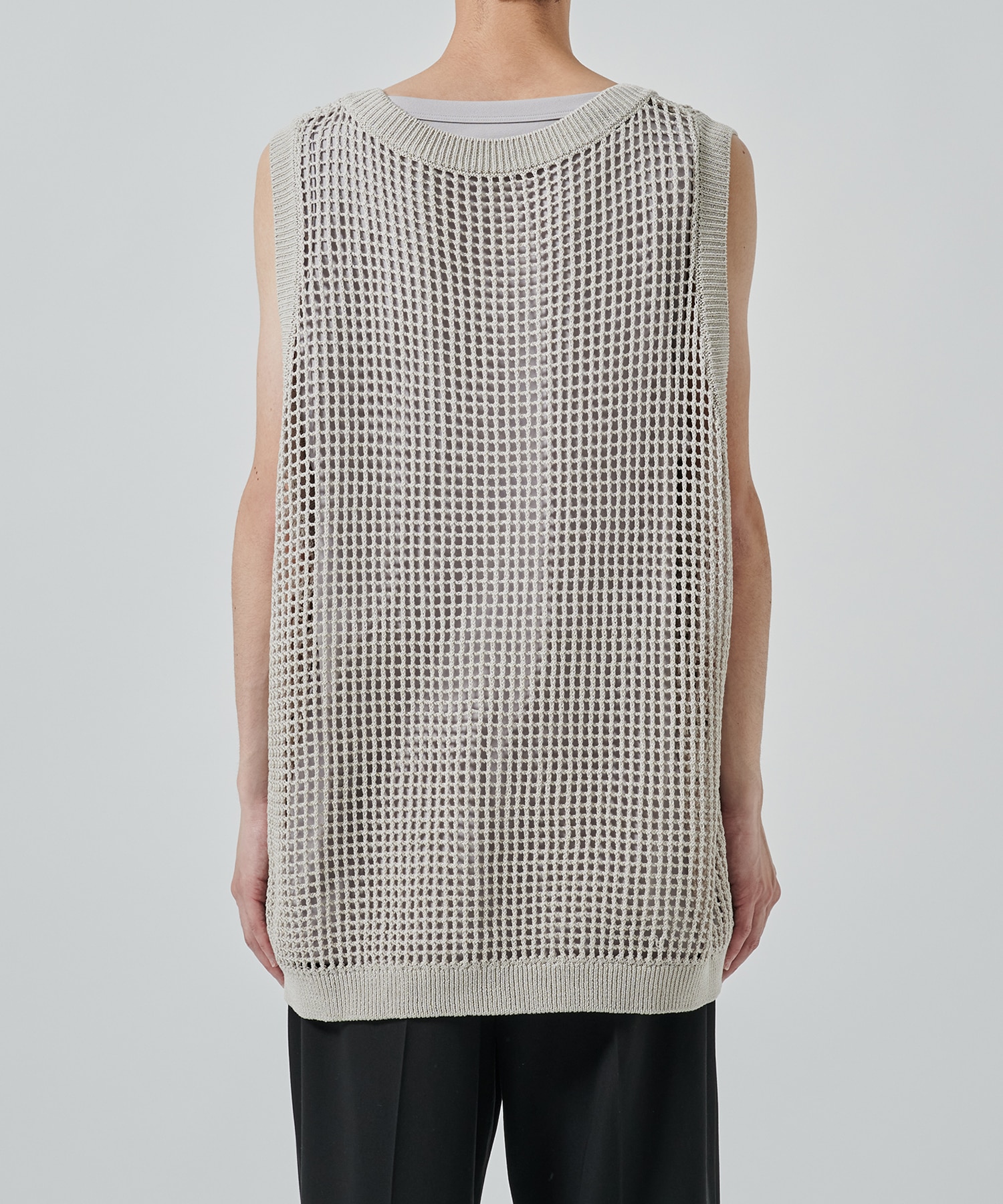 MESH LAYERED TANK TOP SHAREEF