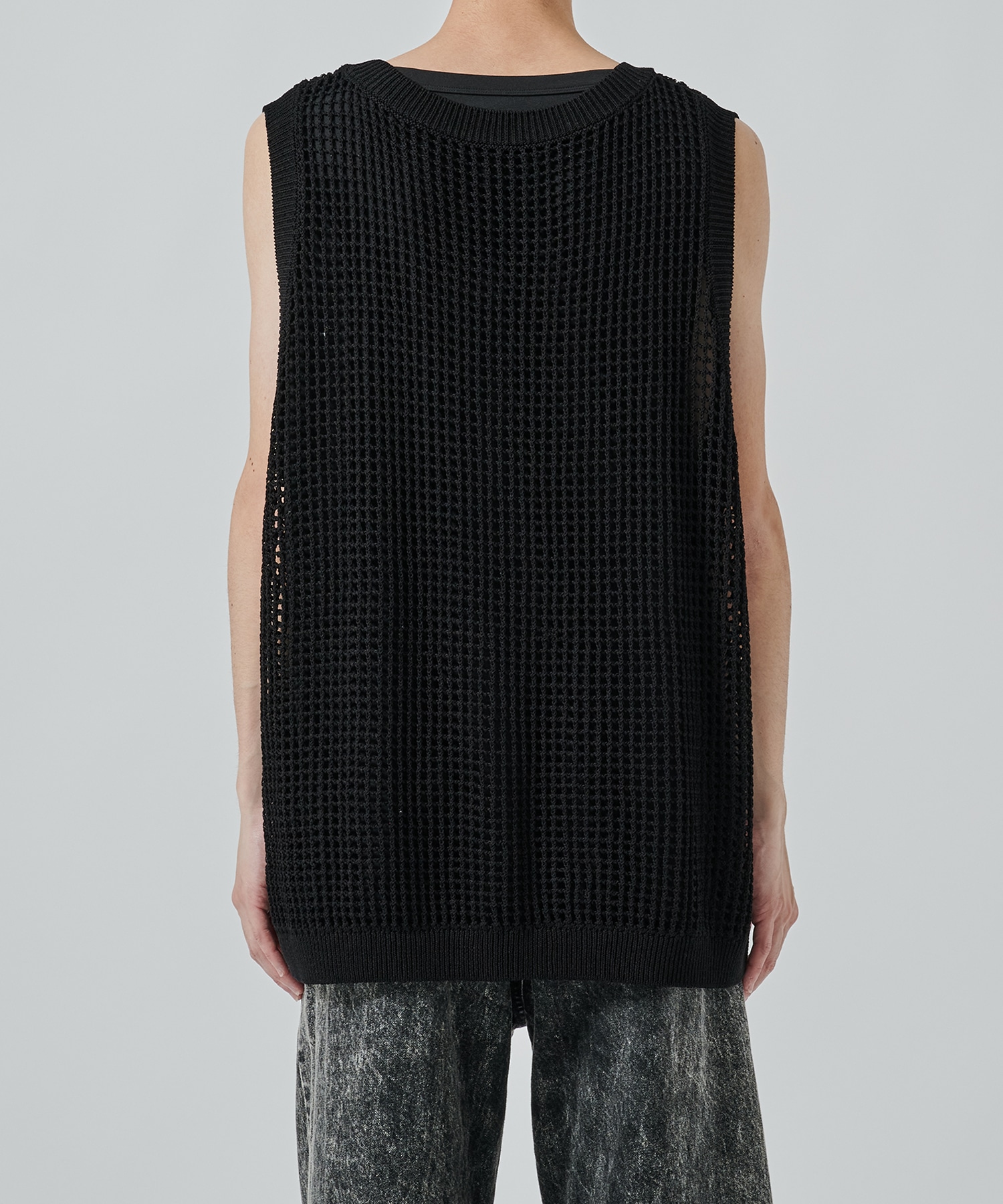 MESH LAYERED TANK TOP SHAREEF