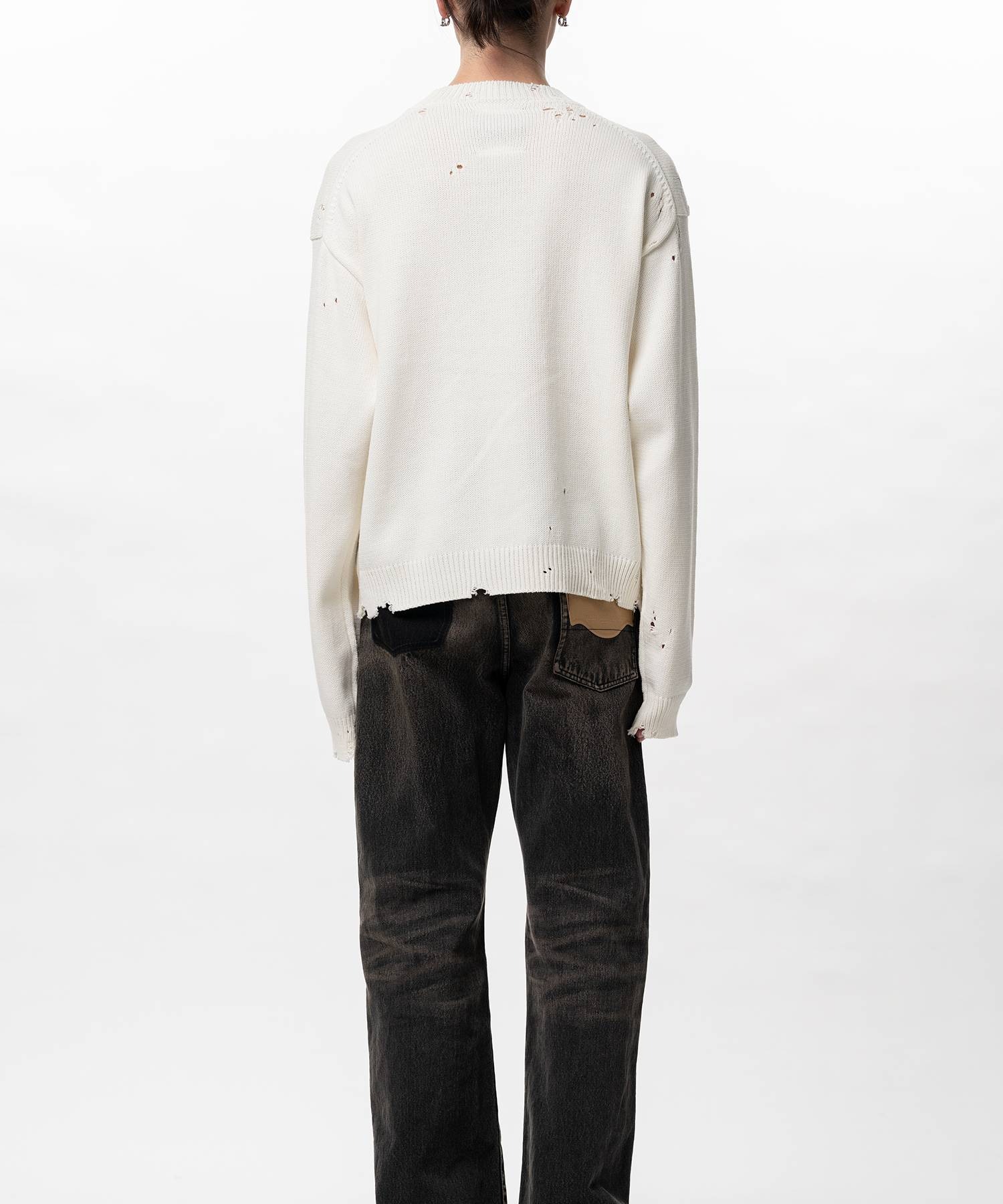 LETTERED KNIT PULLOVER Maison MIHARA YASUHIRO