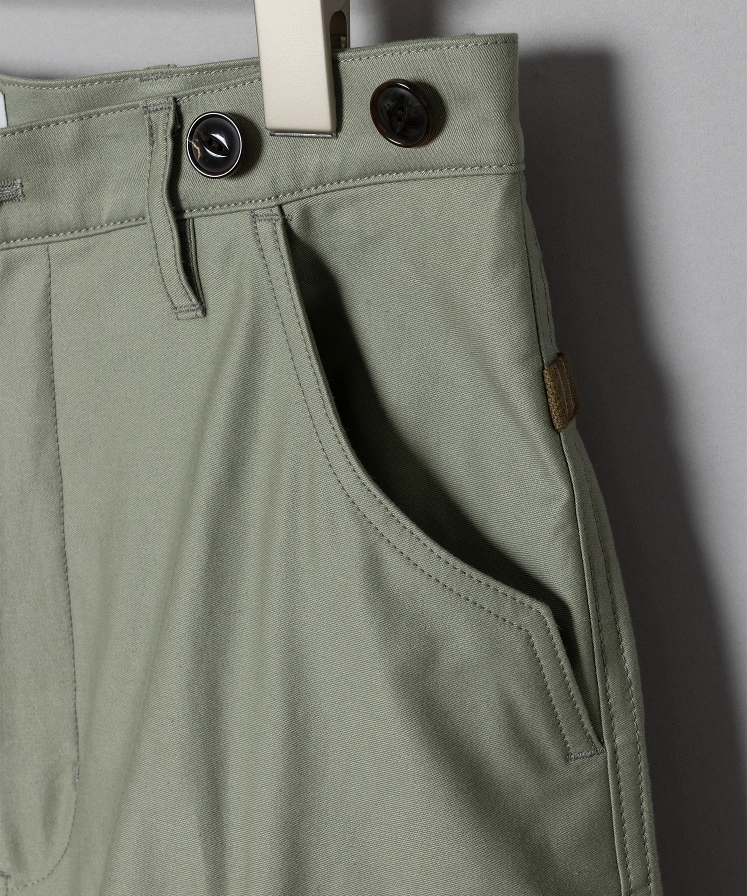 ZIP CARGO TROUSERS SUGARHILL