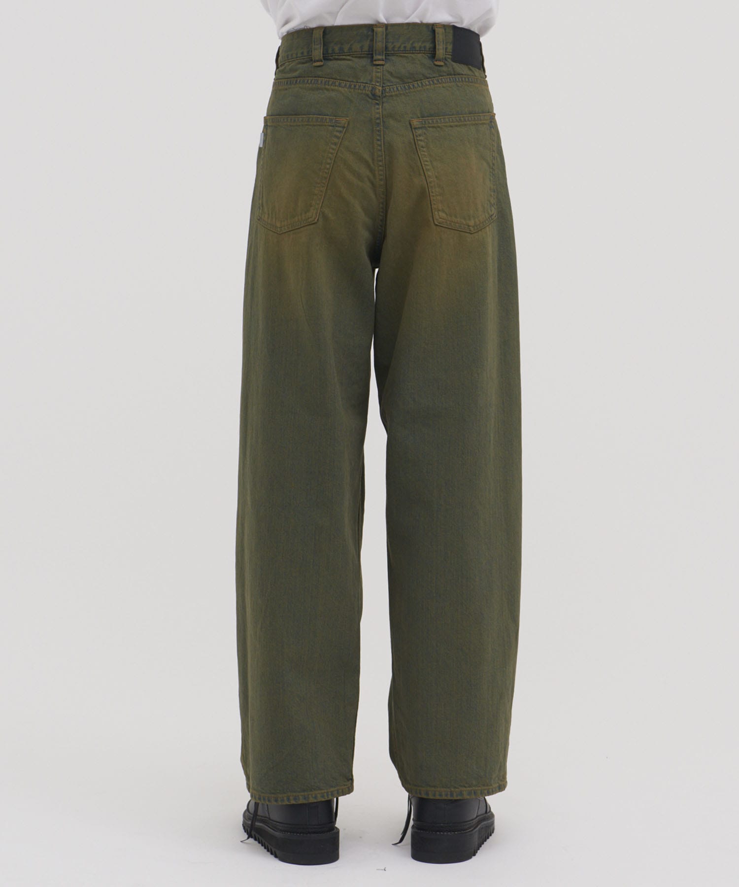 DRAPE OVER DENIM PANTS JieDa