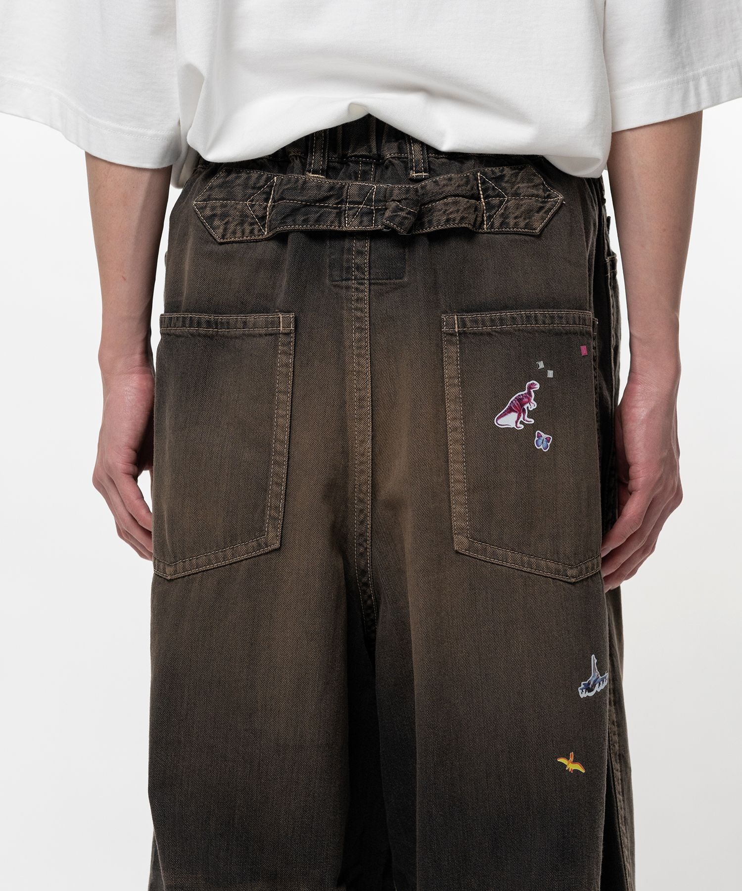 BAKER JEANS w STICKER Maison MIHARA YASUHIRO