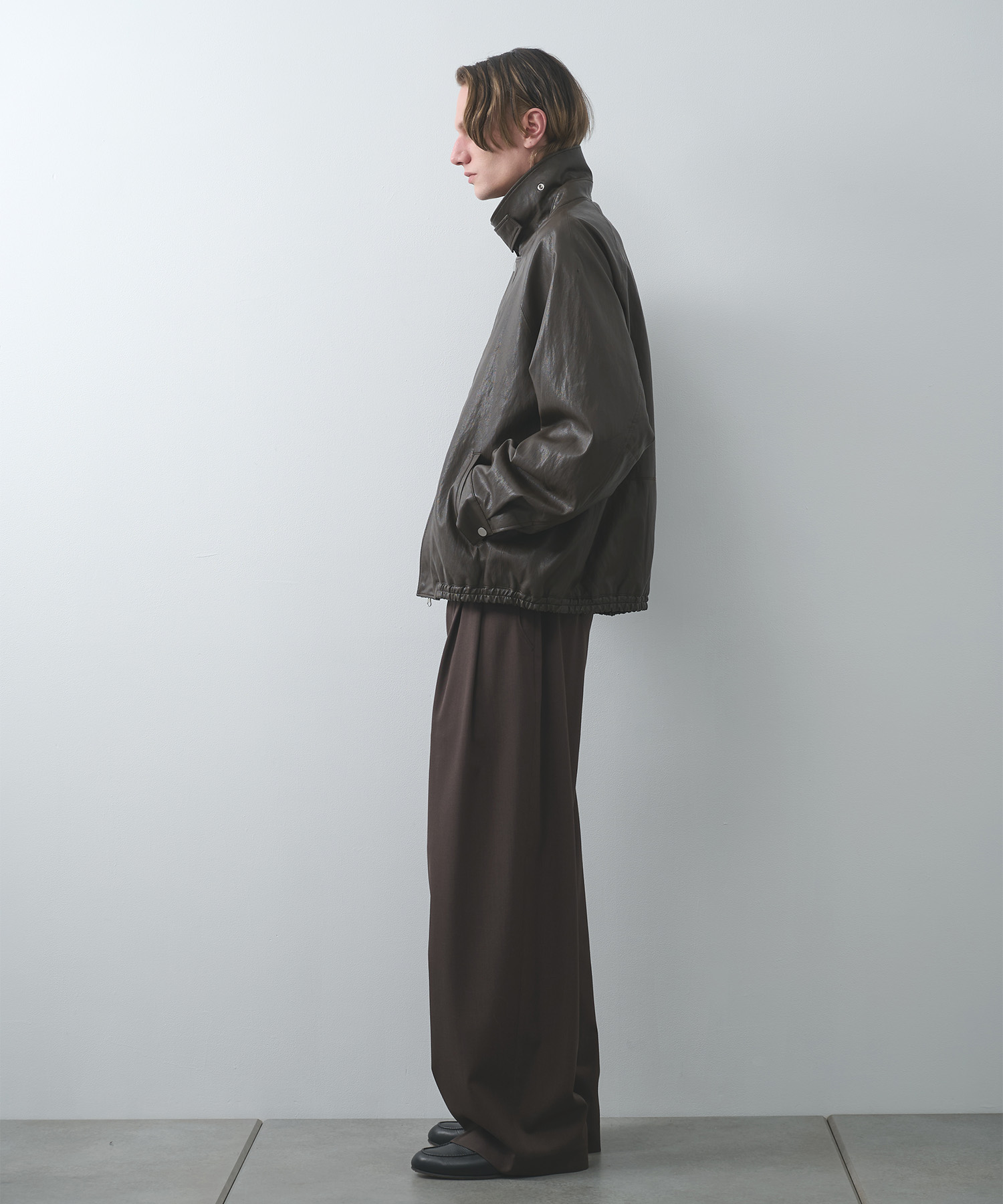 MODERN LEATHER BLOUSON STUDIOUS