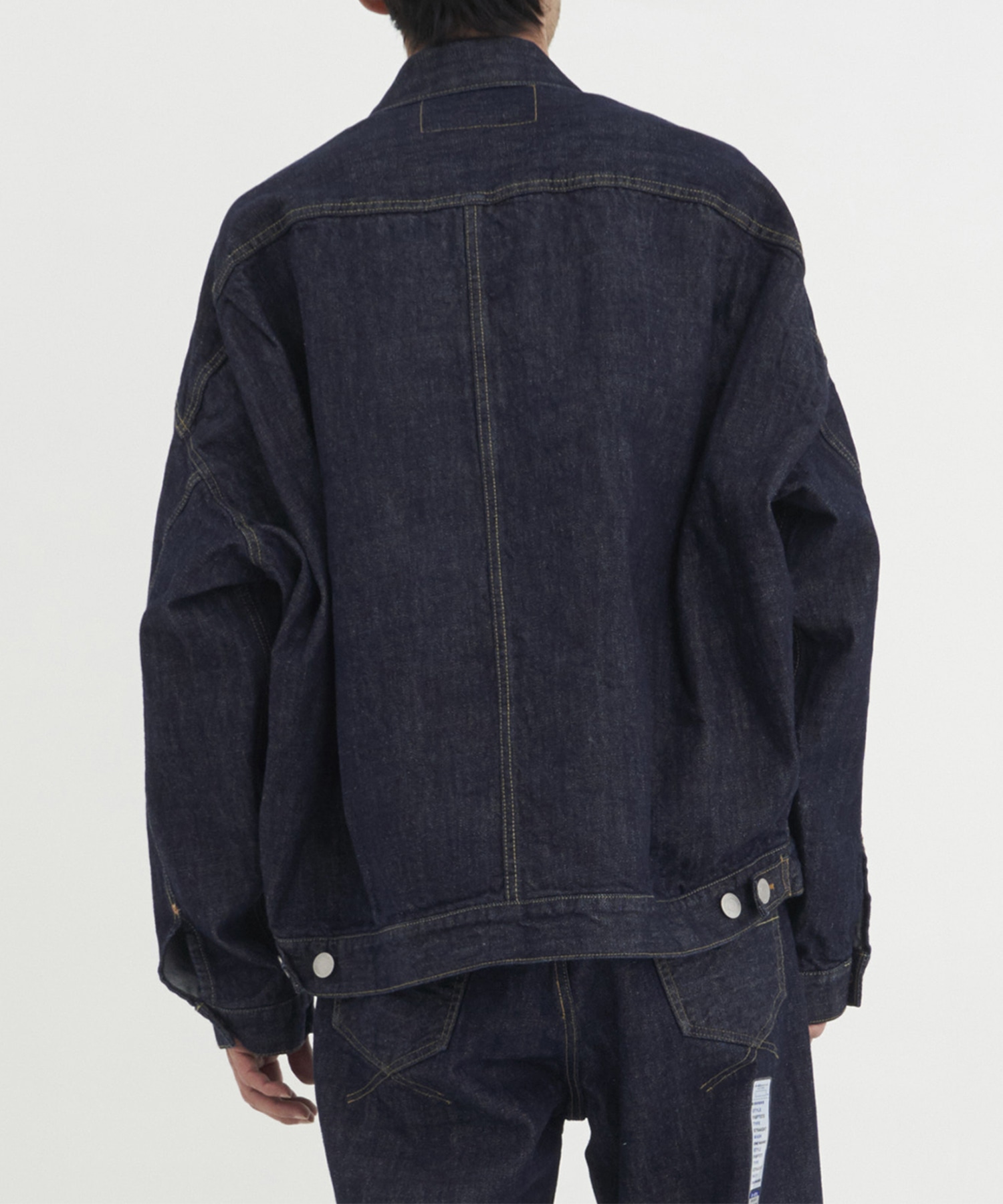 ONE WASHED SELVAGE DENIM JACKET in・stru(men-tal)