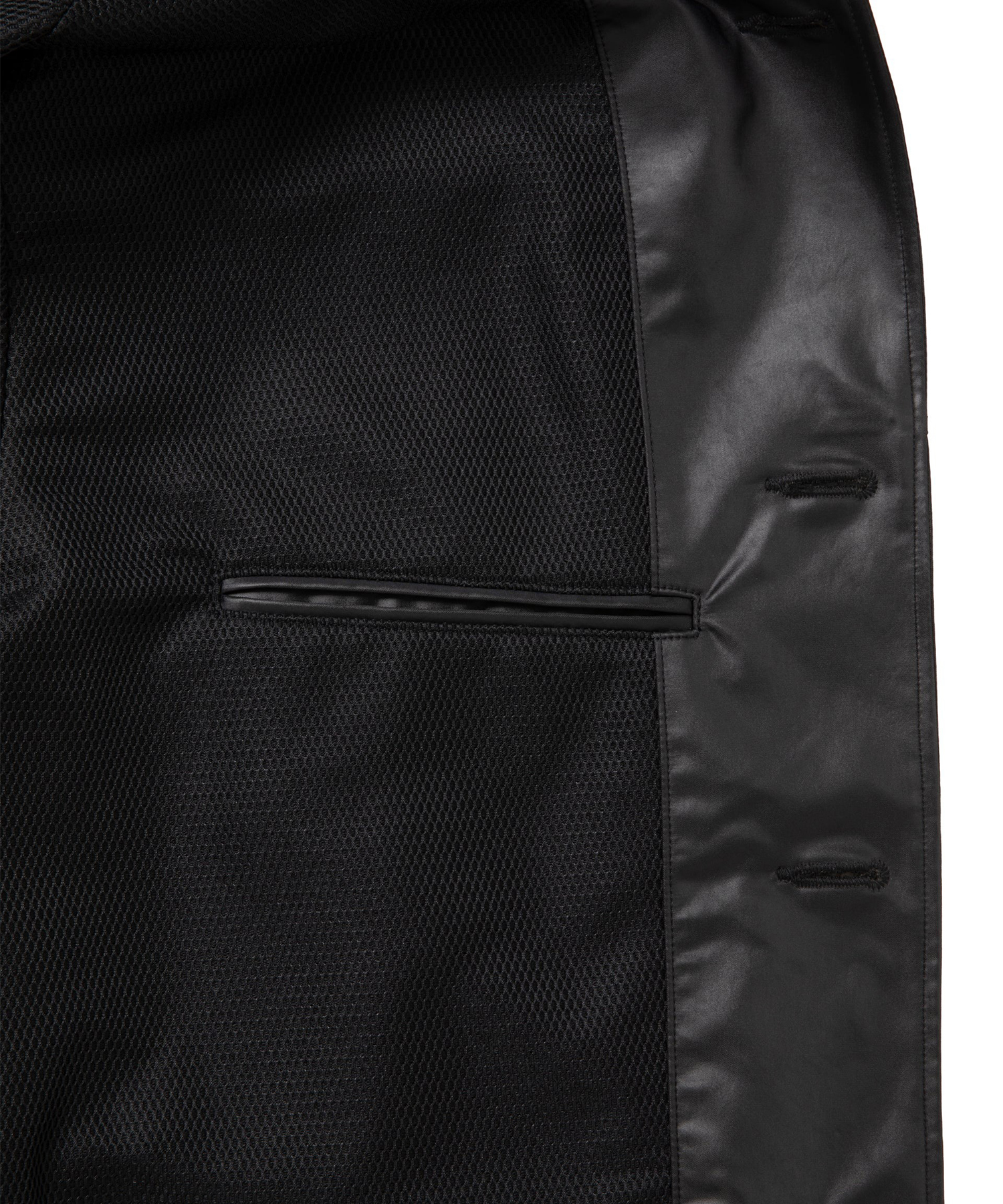 Damp Coated Satin Car Coat COOTIE PRODUCTIONS