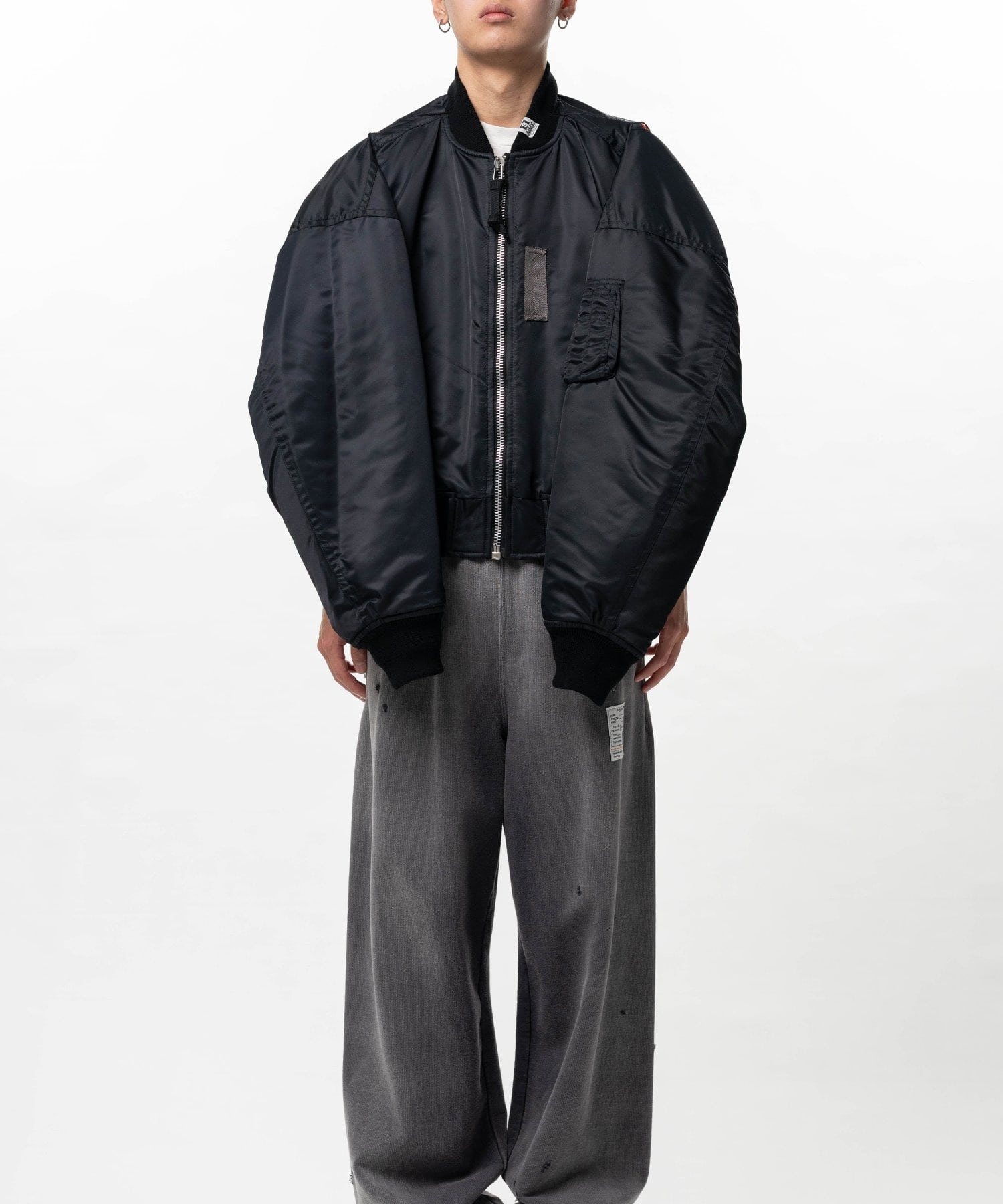 BACK VEST BOMBER JACKET Maison MIHARA YASUHIRO
