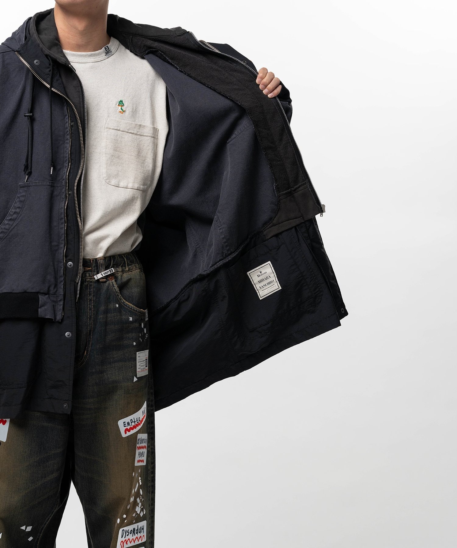 TRIPLE LAYERED COAT Maison MIHARA YASUHIRO