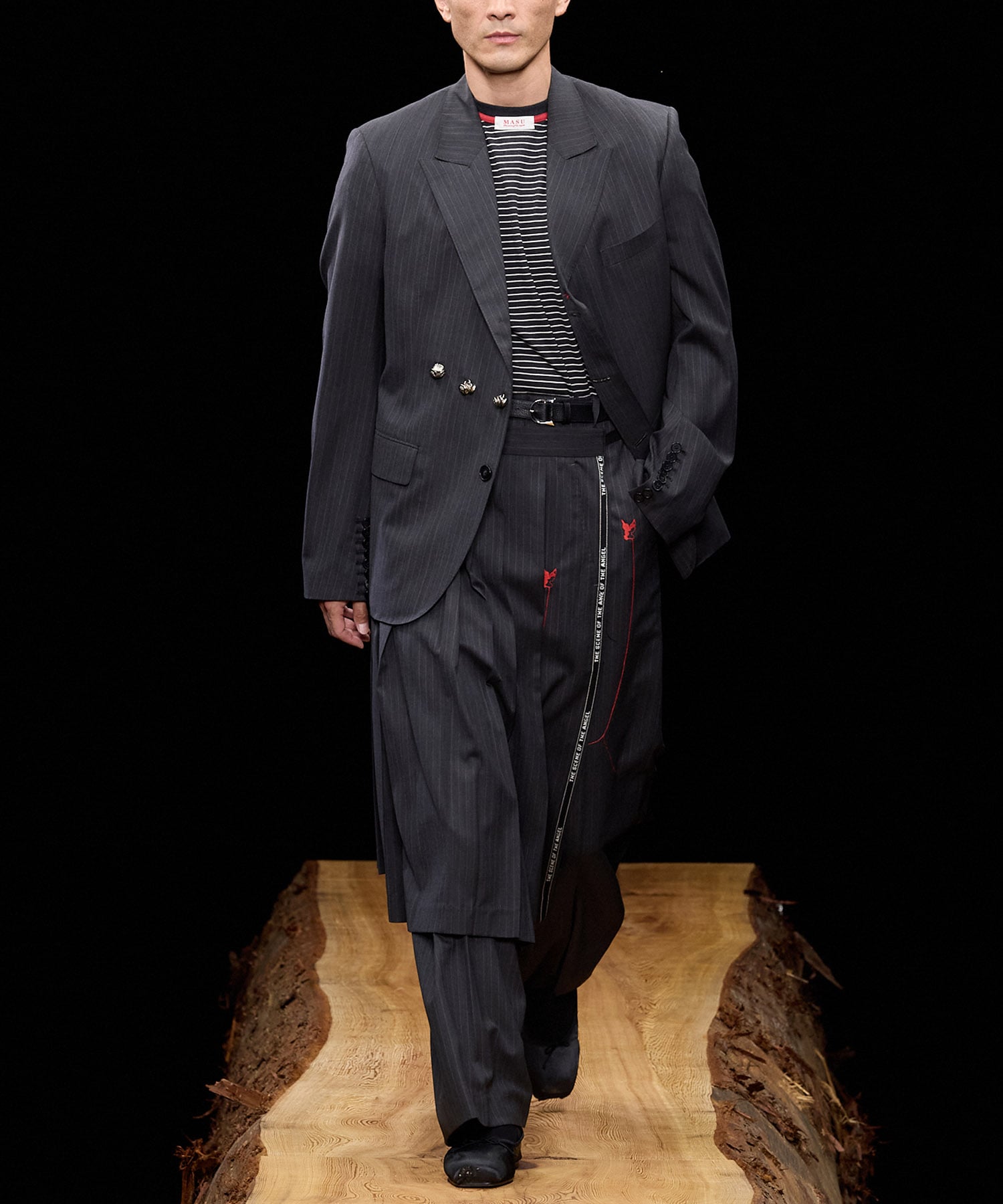 RED BAR TACK TAILORED JACKET MASU