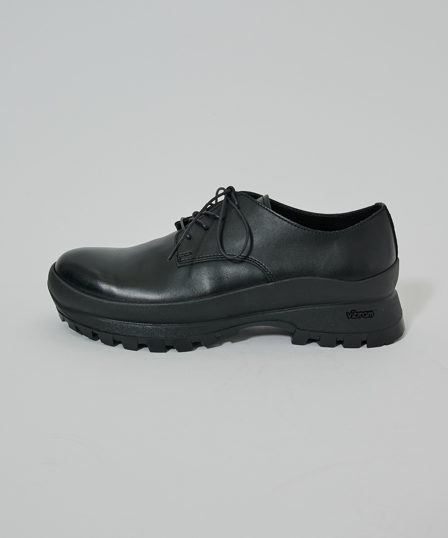 DERBY PLAIN TOE SHOES with #884C Vibram PADRONE