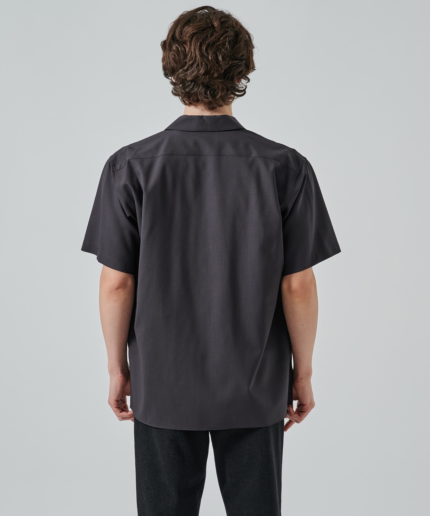 ITALIAN OPEN COLLAR S/S SHIRT MARKAWARE/marka