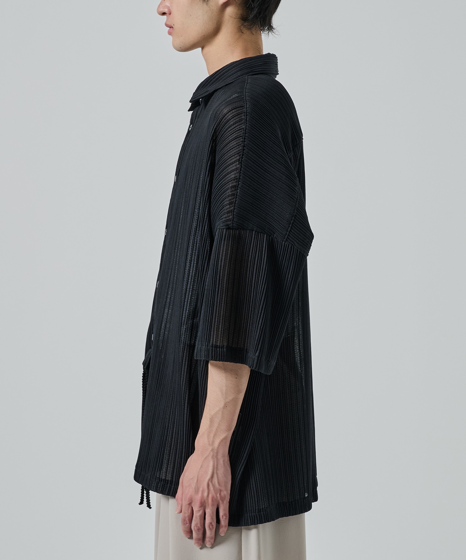 PLEATS SHEER SHIRTS SHAREEF