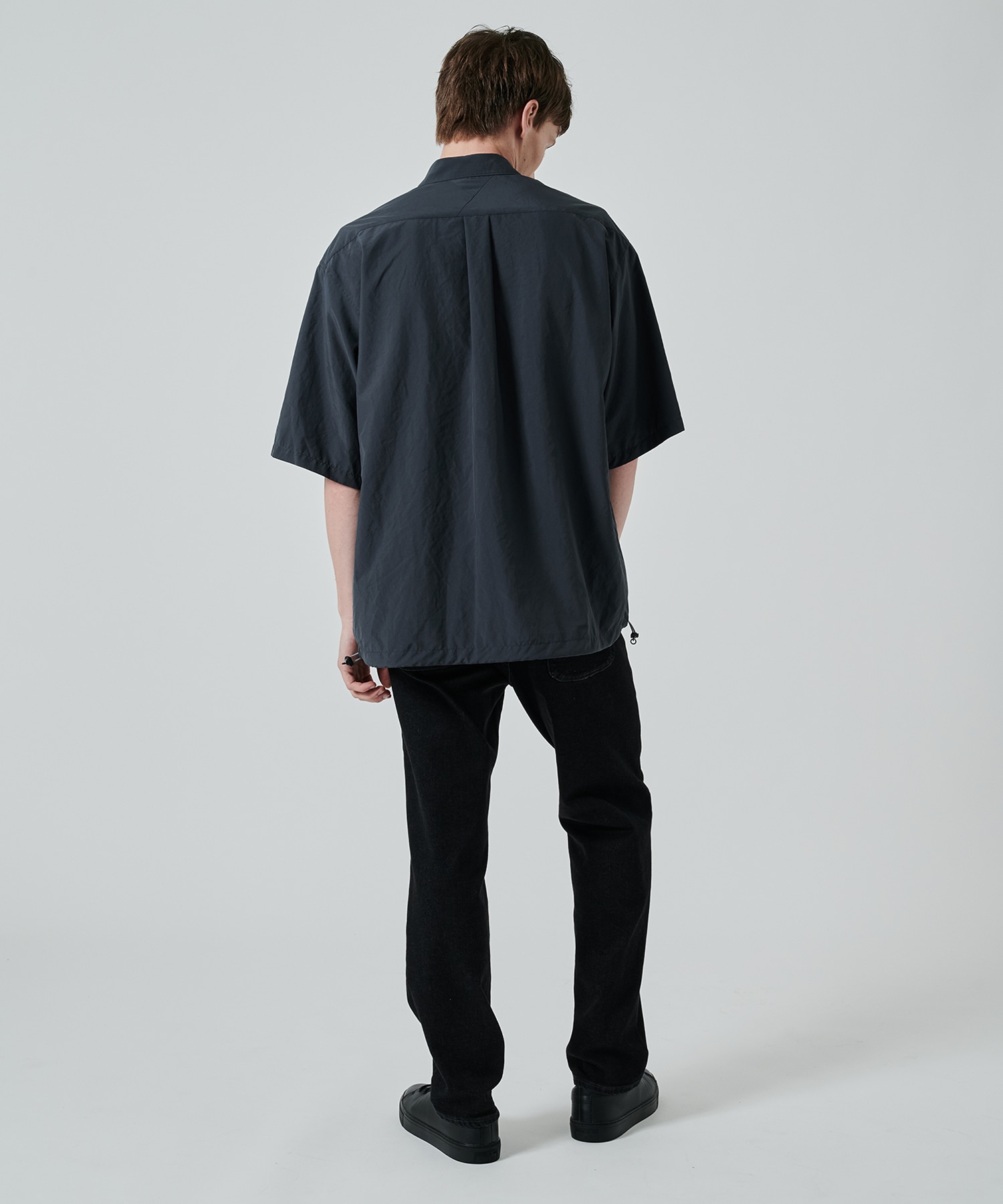 〈別注〉 DRAW CORD S/S POCKET SHIRTS White Mountaineering