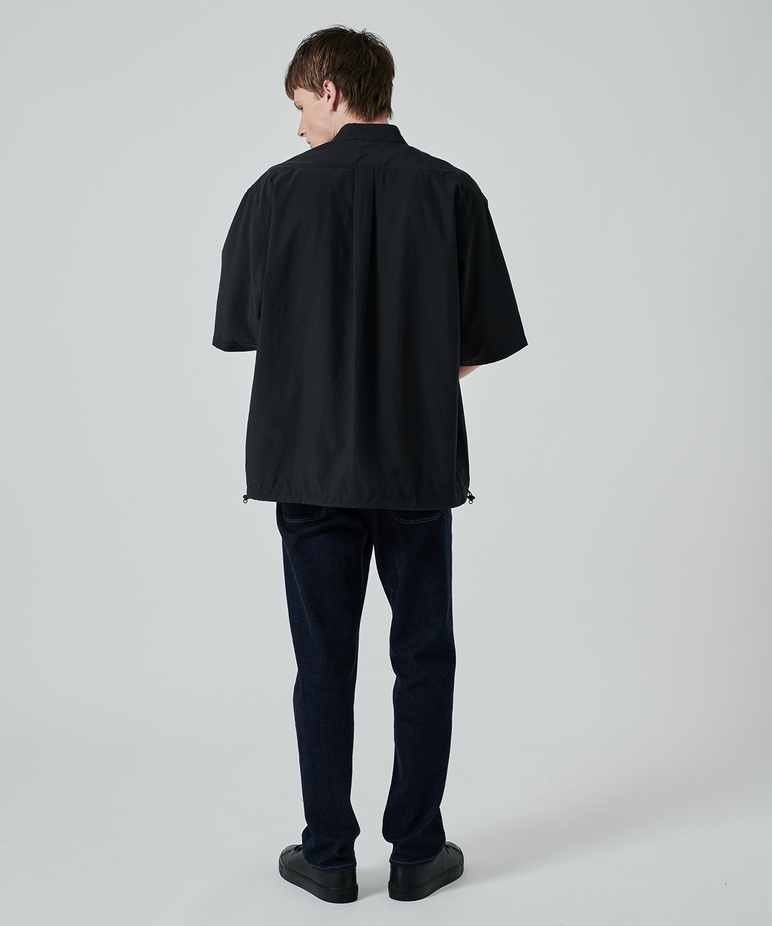 〈別注〉 DRAW CORD S/S POCKET SHIRTS White Mountaineering