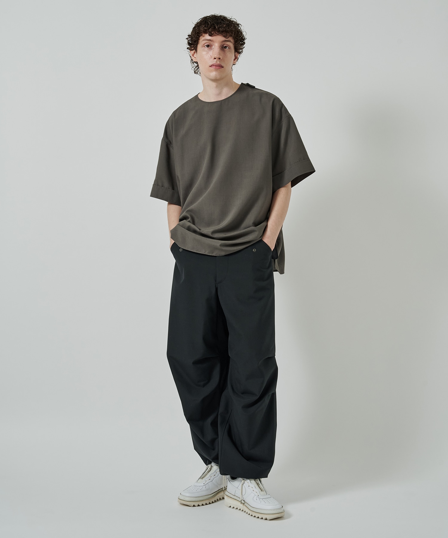 THE SIDE ZIP PULLOVER SHIRT SHORT SLEEVE THE RERACS