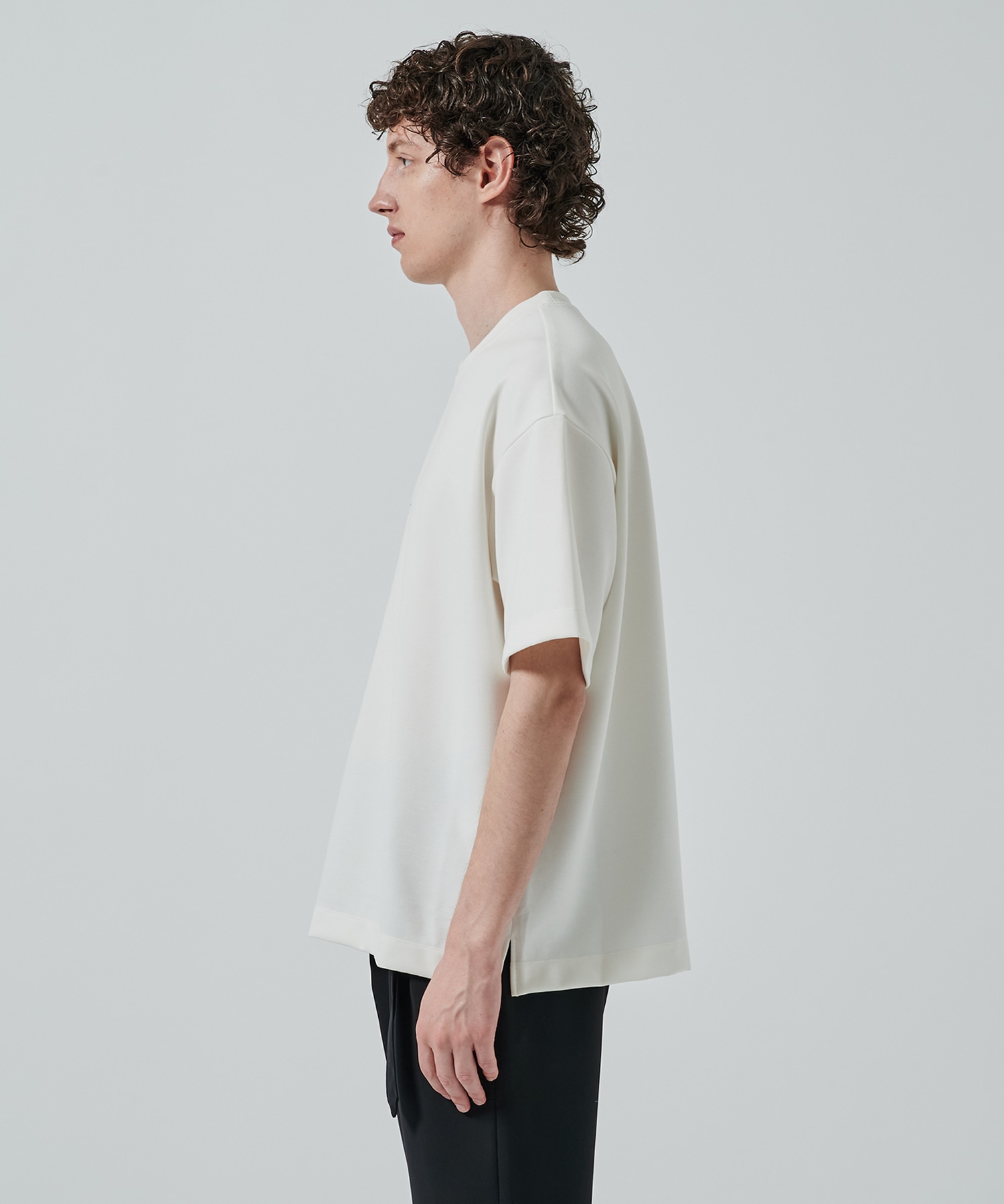 CULLNI Logo Embroidery Ponte Rome Pullover CULLNI