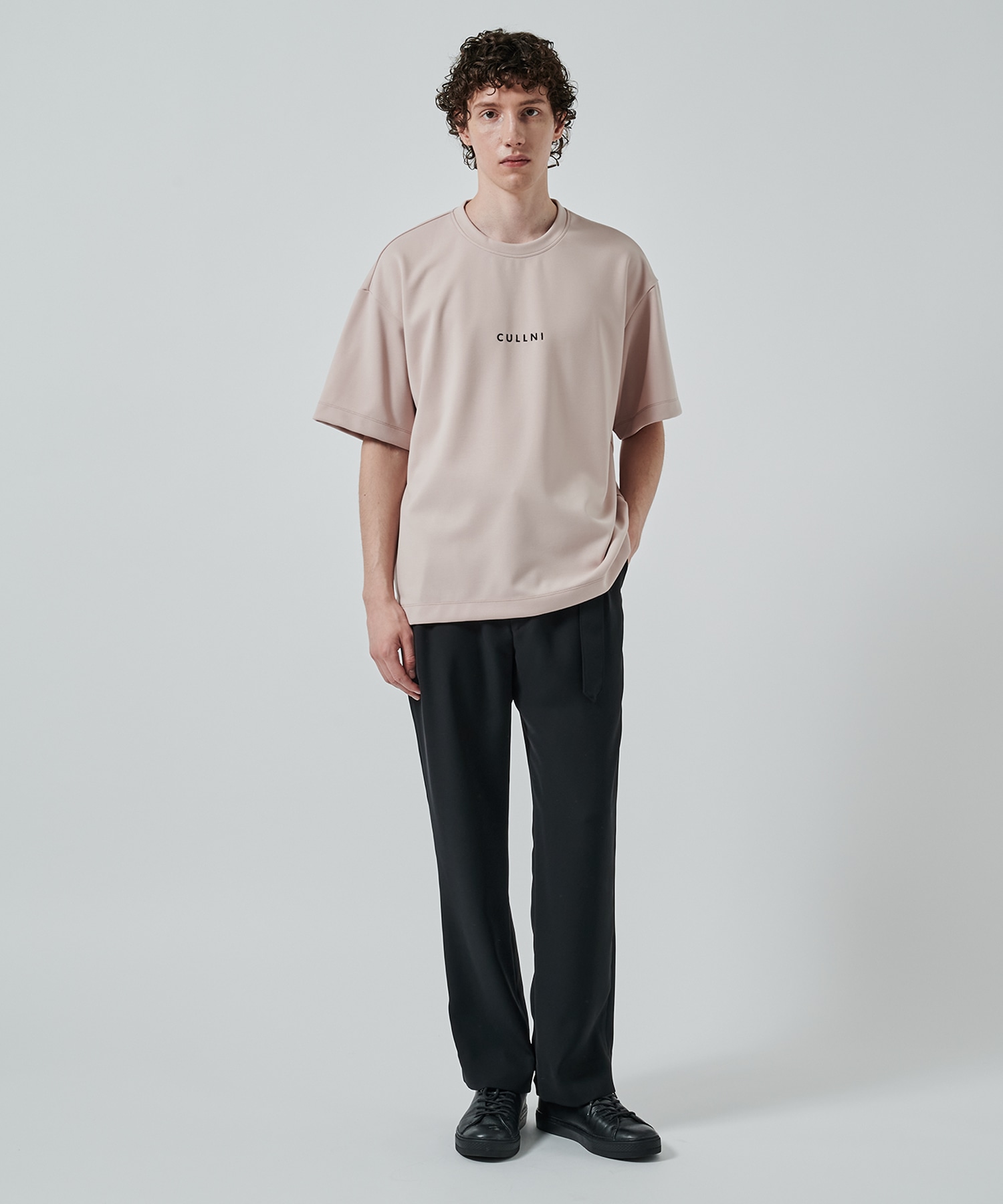 CULLNI Logo Embroidery Ponte Rome Pullover CULLNI