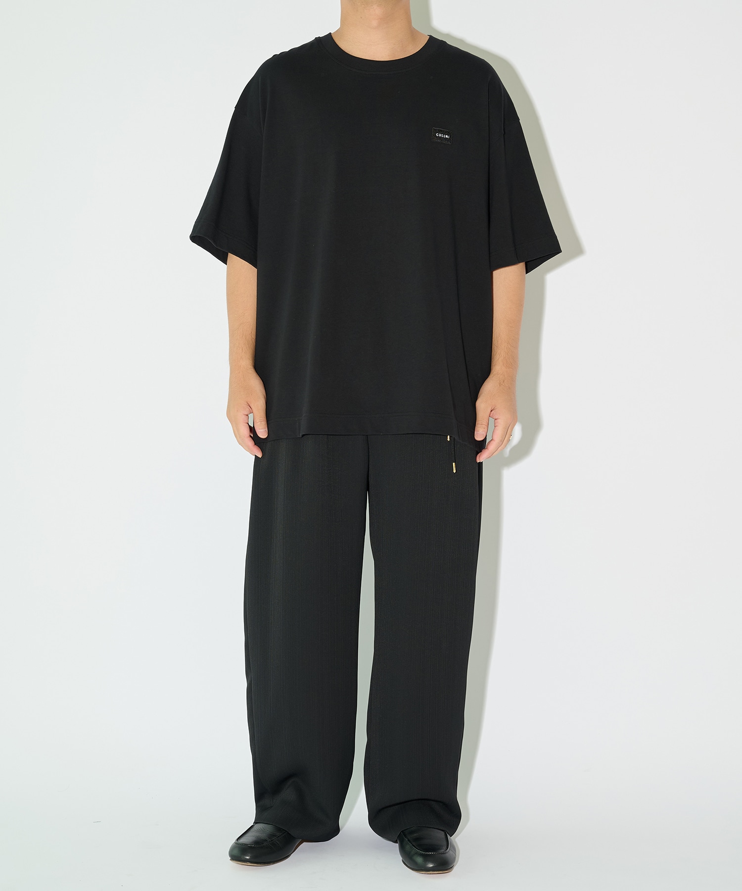 Cotton Jersey Embroidery Patch Pullover CULLNI