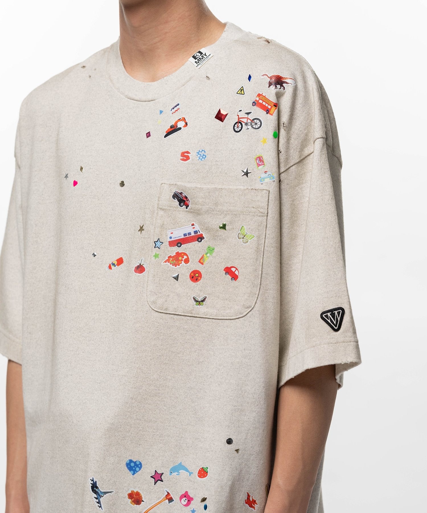 KIDS STICKER TEE Maison MIHARA YASUHIRO
