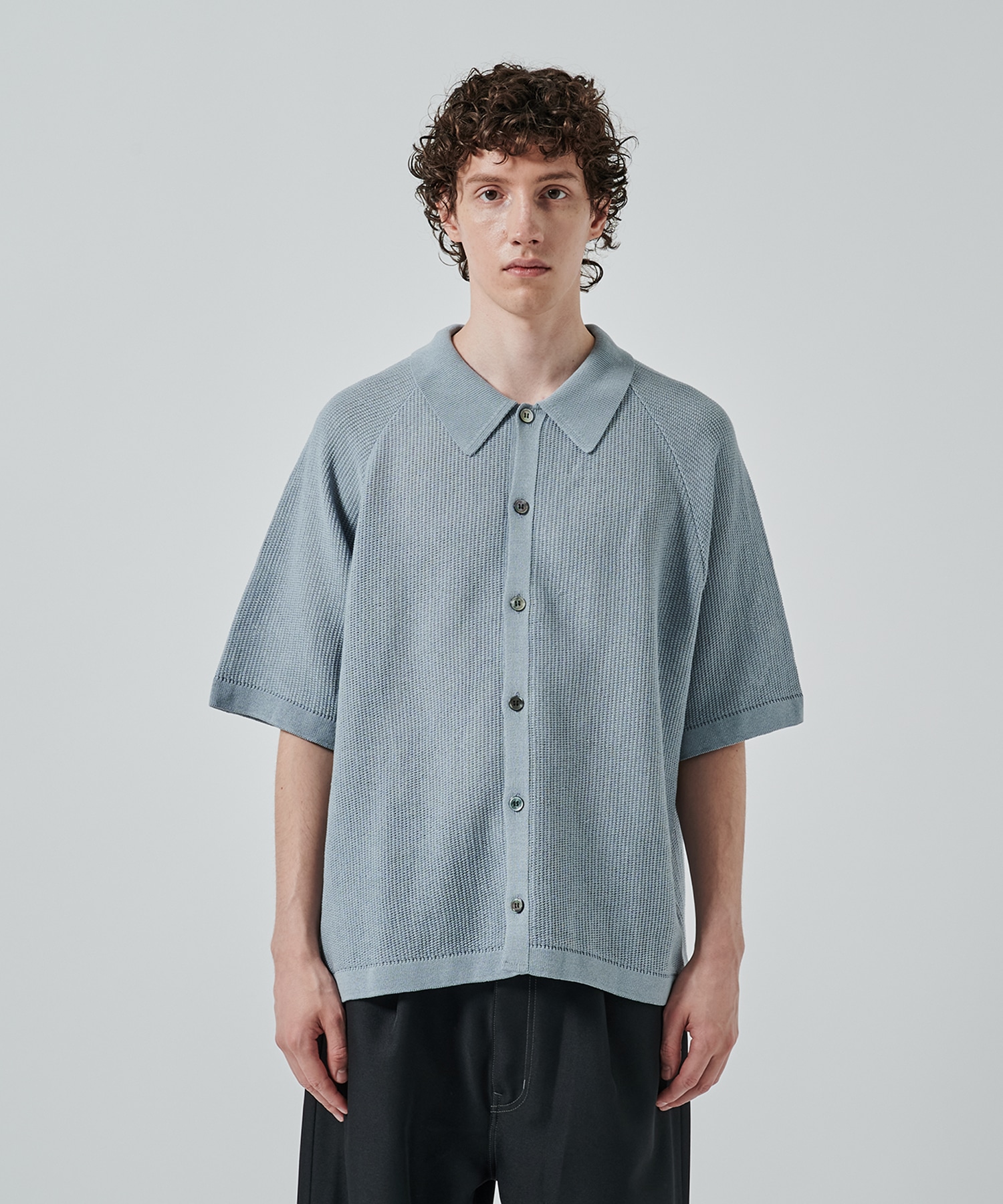 〈別注〉OX SUMMER KNIT S/S BATONER
