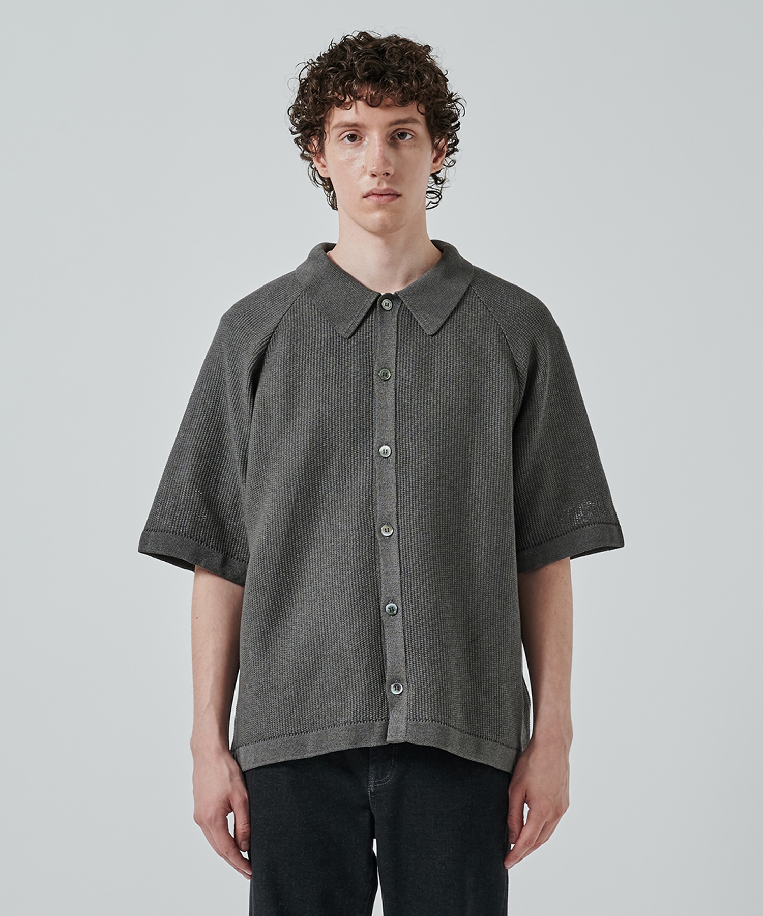〈別注〉OX SUMMER KNIT S/S BATONER