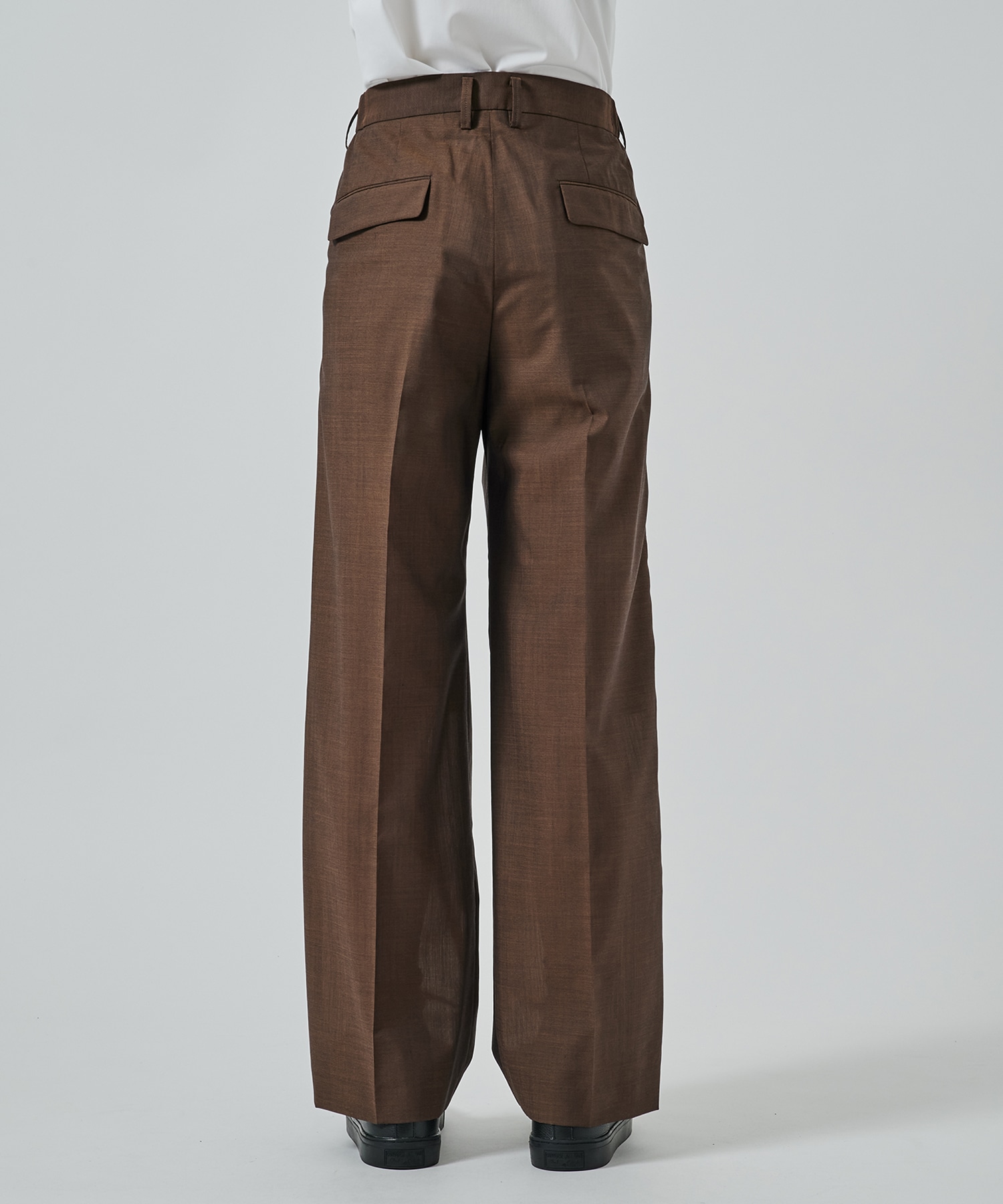 別注 TWO TUCKS WIDE TROUSERS IRENISA