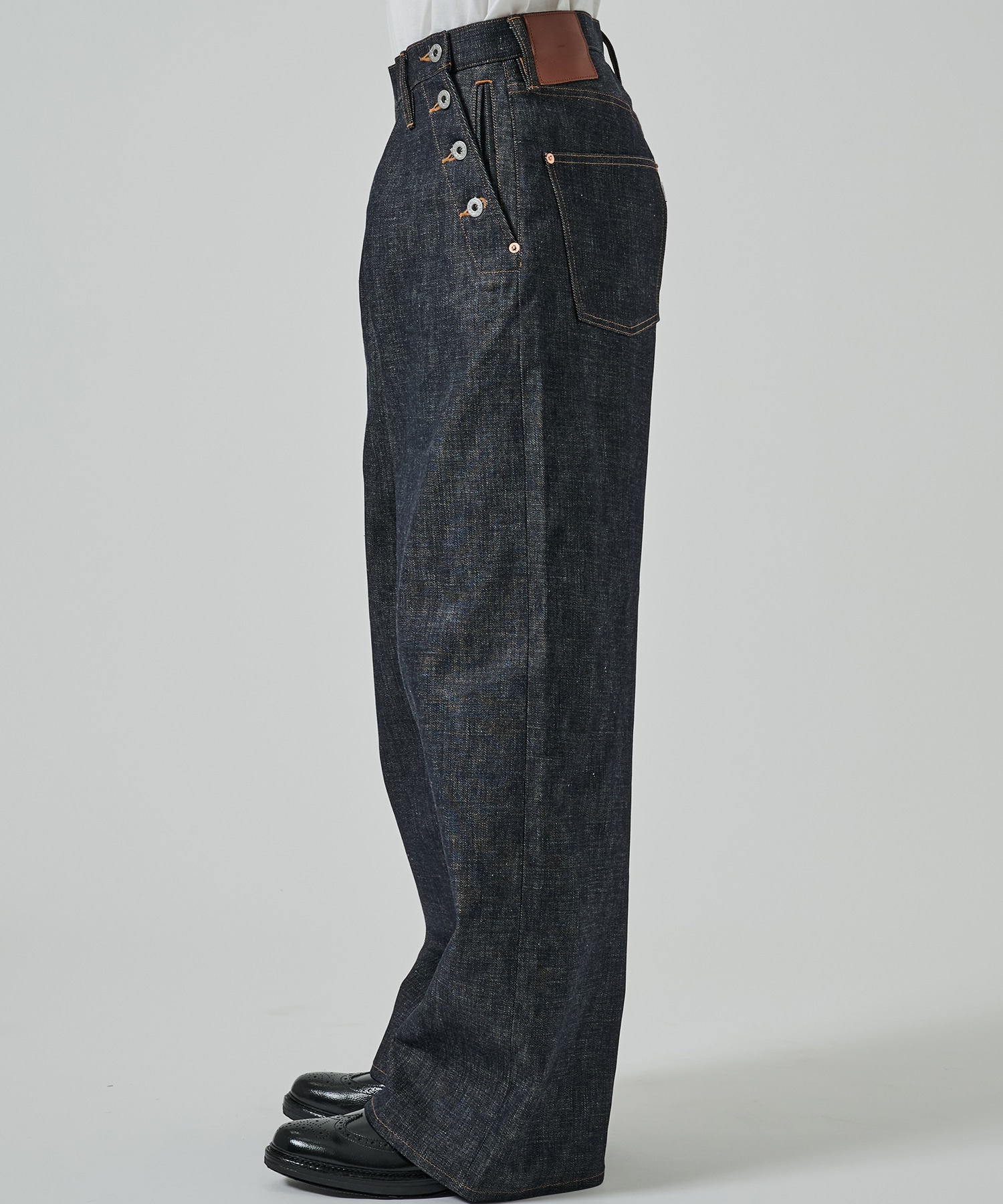 RIGID SAILOR DENIM PANTS SUGARHILL