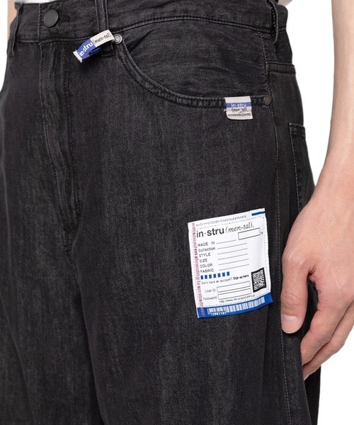 COTTON TENCEL DENIM BAGGY PANTS in・stru(men-tal)
