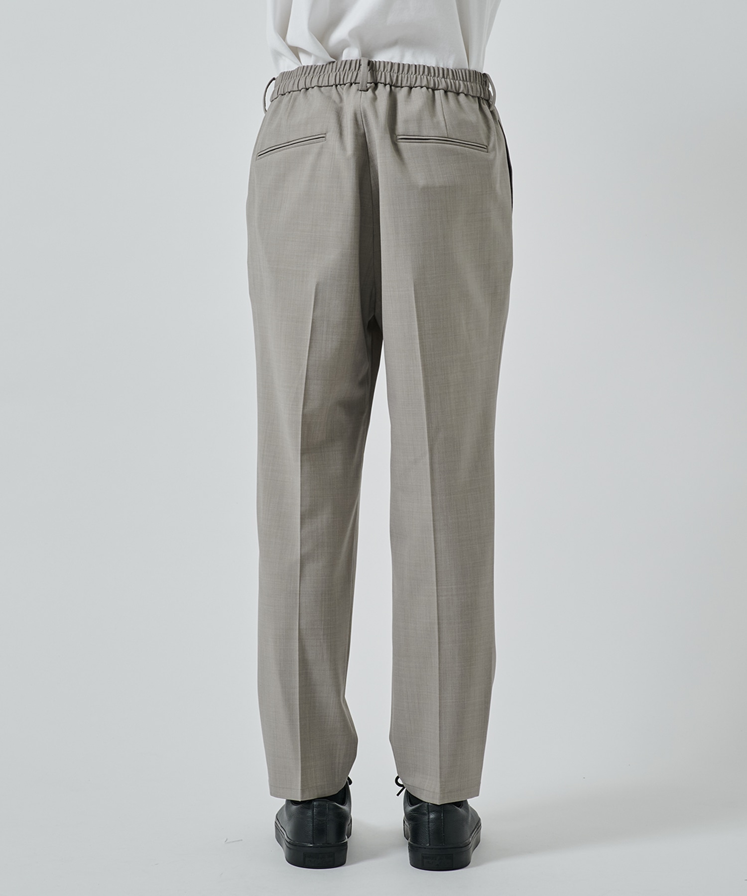 SUMMER WOOL TAPERED SLACKS STUDIOUS