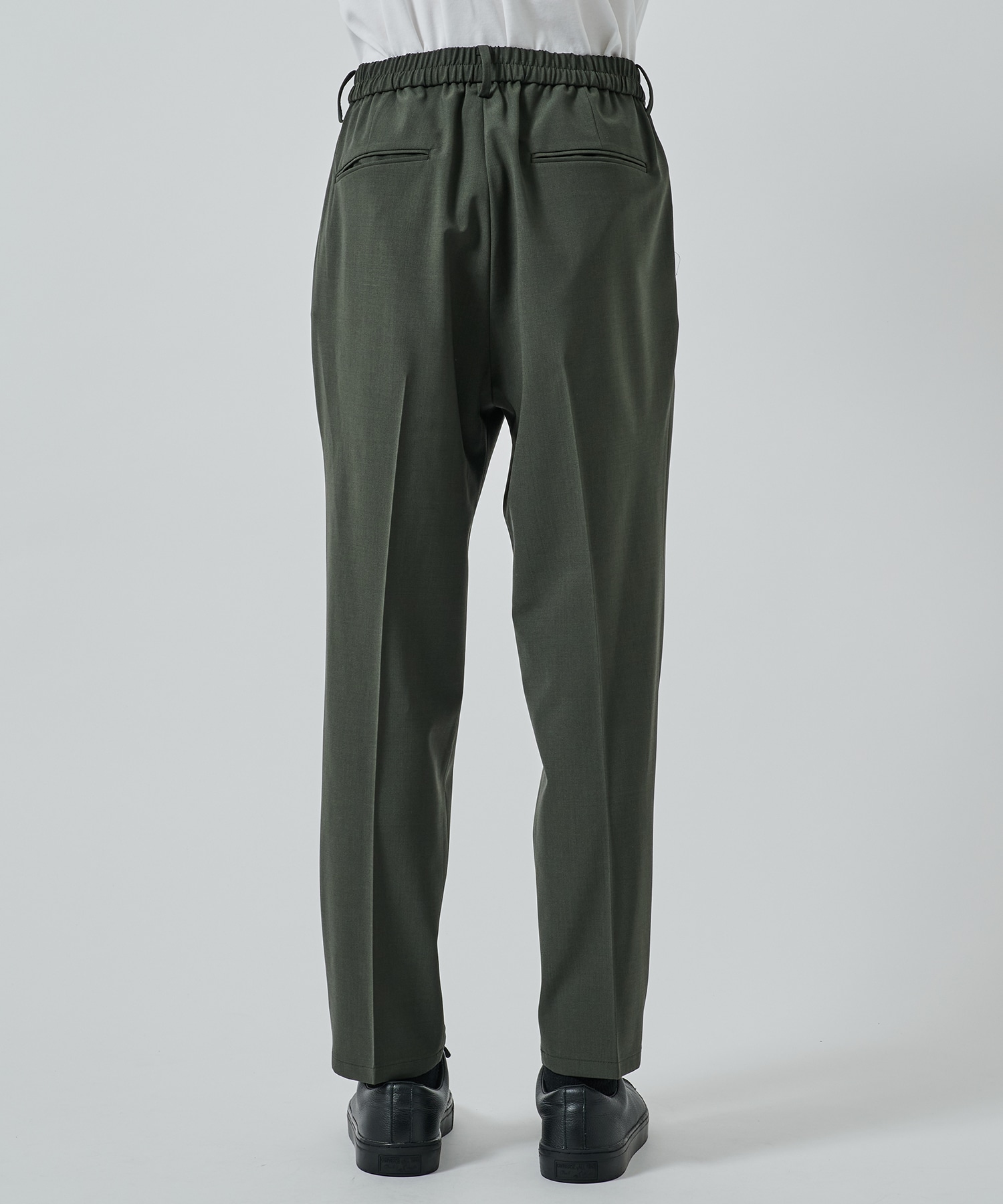 SUMMER WOOL TAPERED SLACKS STUDIOUS