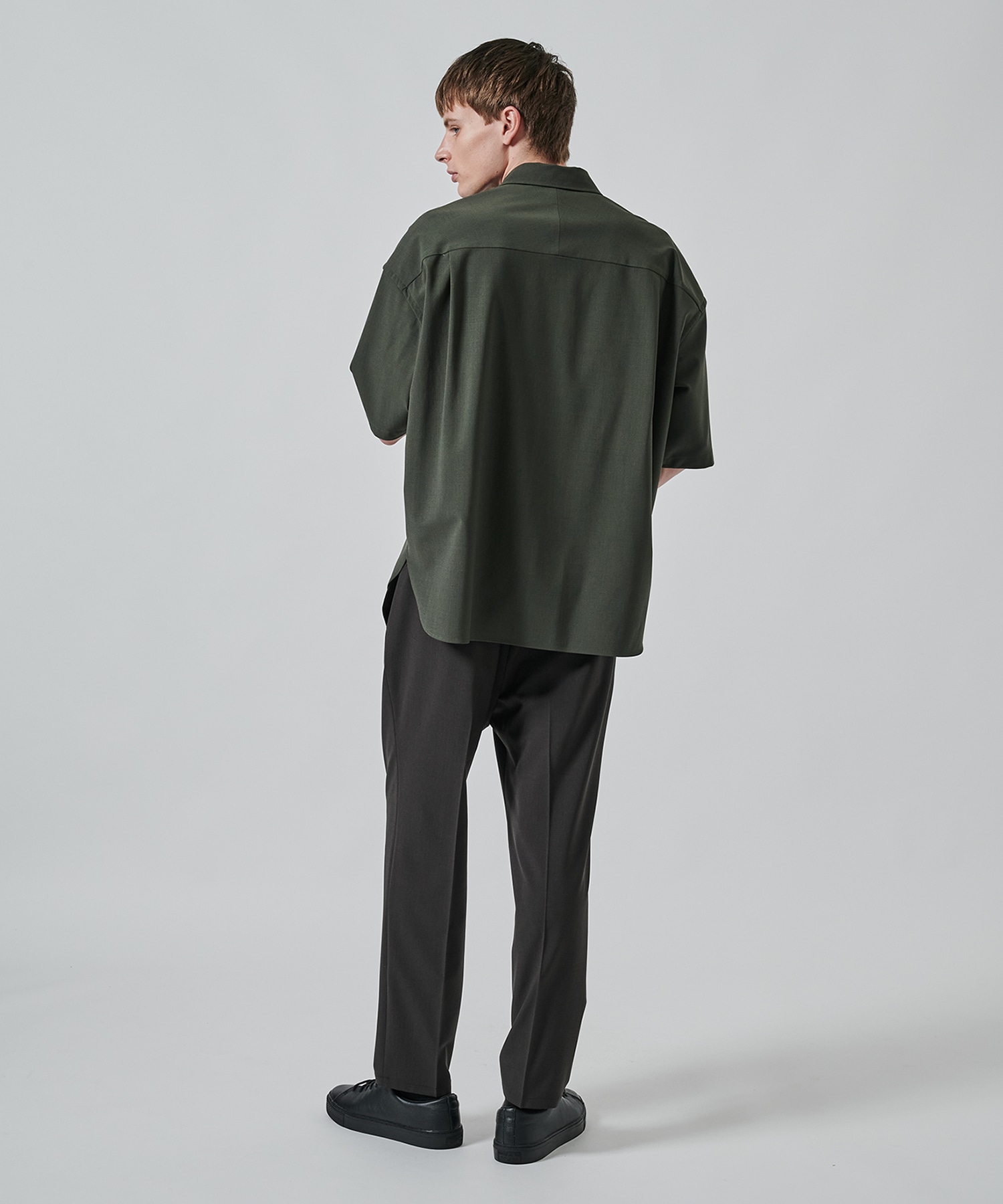 SUMMER WOOL TAPERED SLACKS STUDIOUS