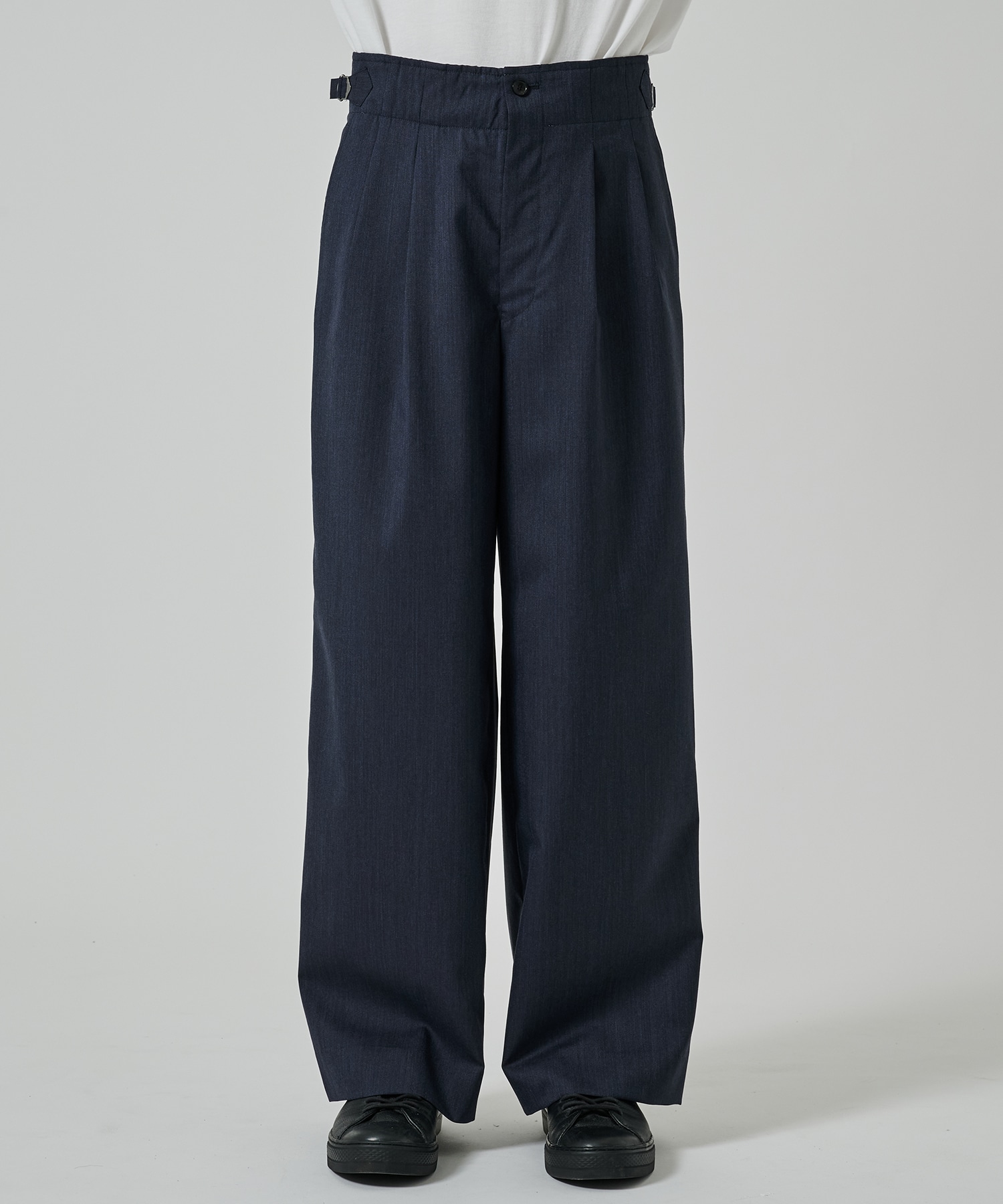 TWO TUCK MILITARY TROUSERS MARKAWARE/marka