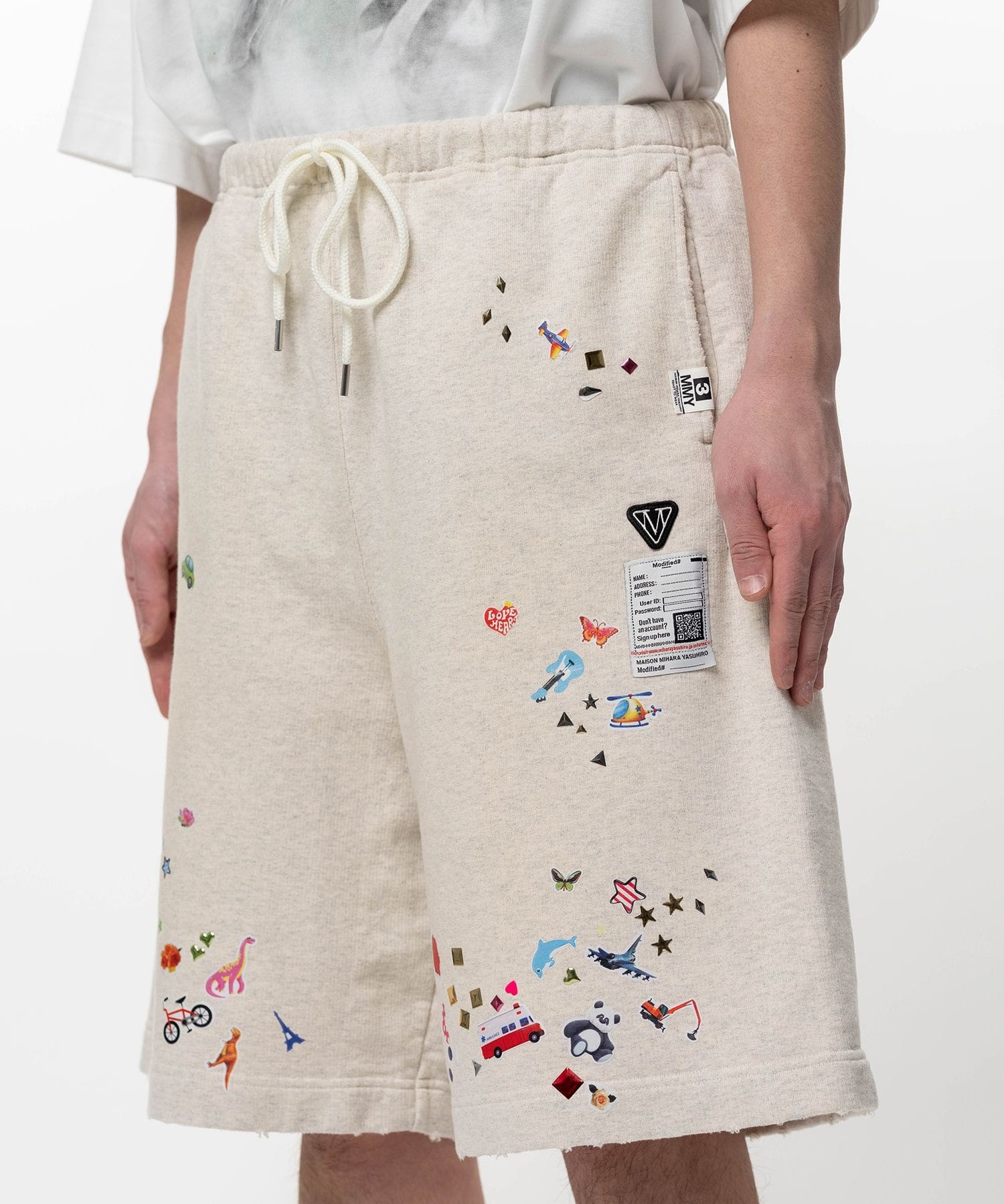 KIDS STICKER SHORTS Maison MIHARA YASUHIRO