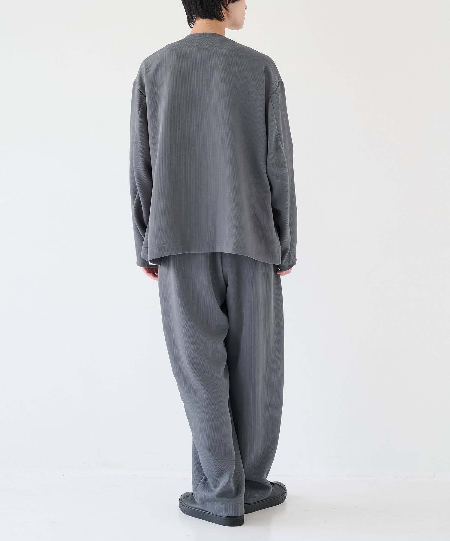 別注 Minimal Pocket PLEATS Cardigan CULLNI