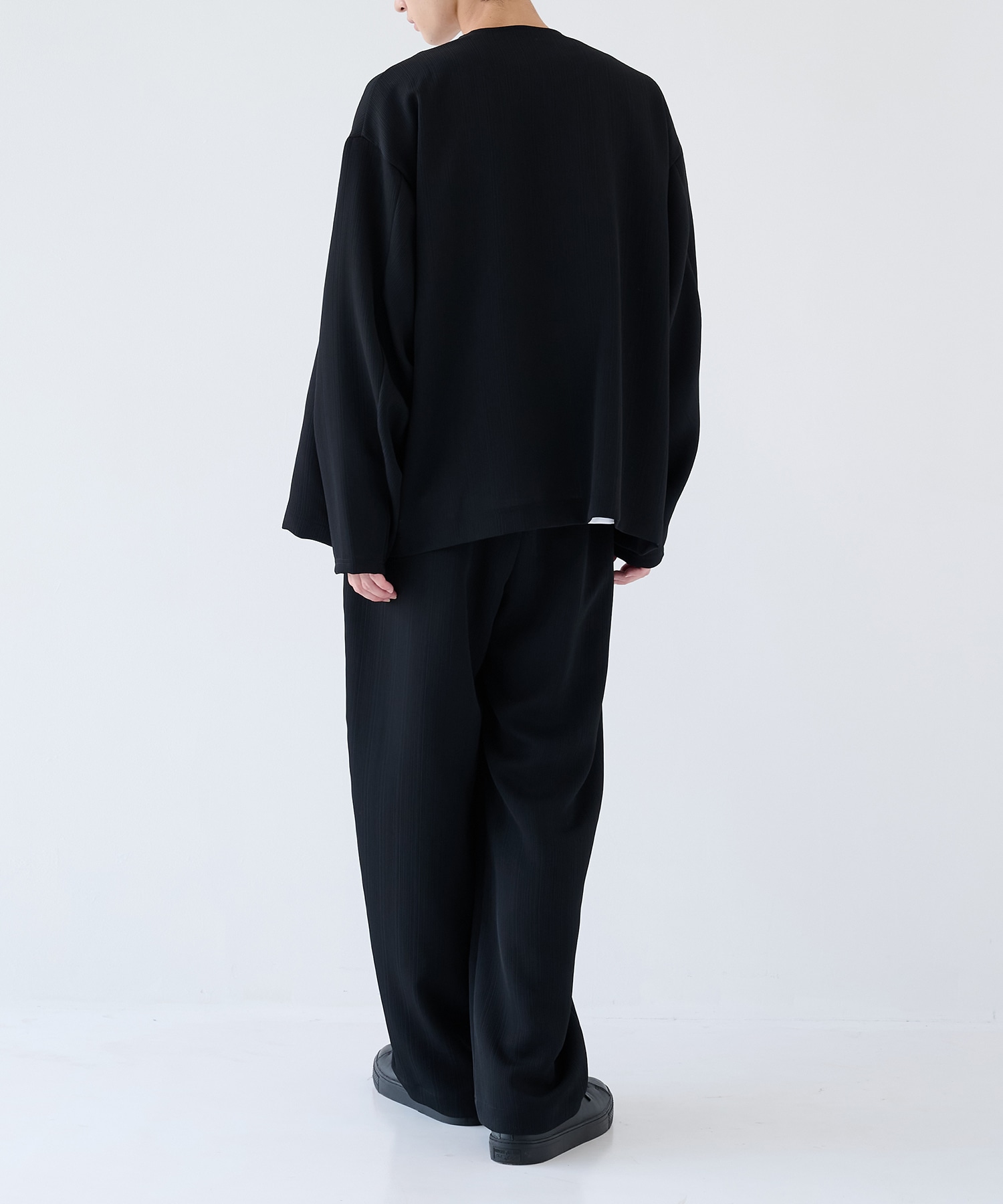 別注 Minimal Pocket PLEATS Cardigan CULLNI