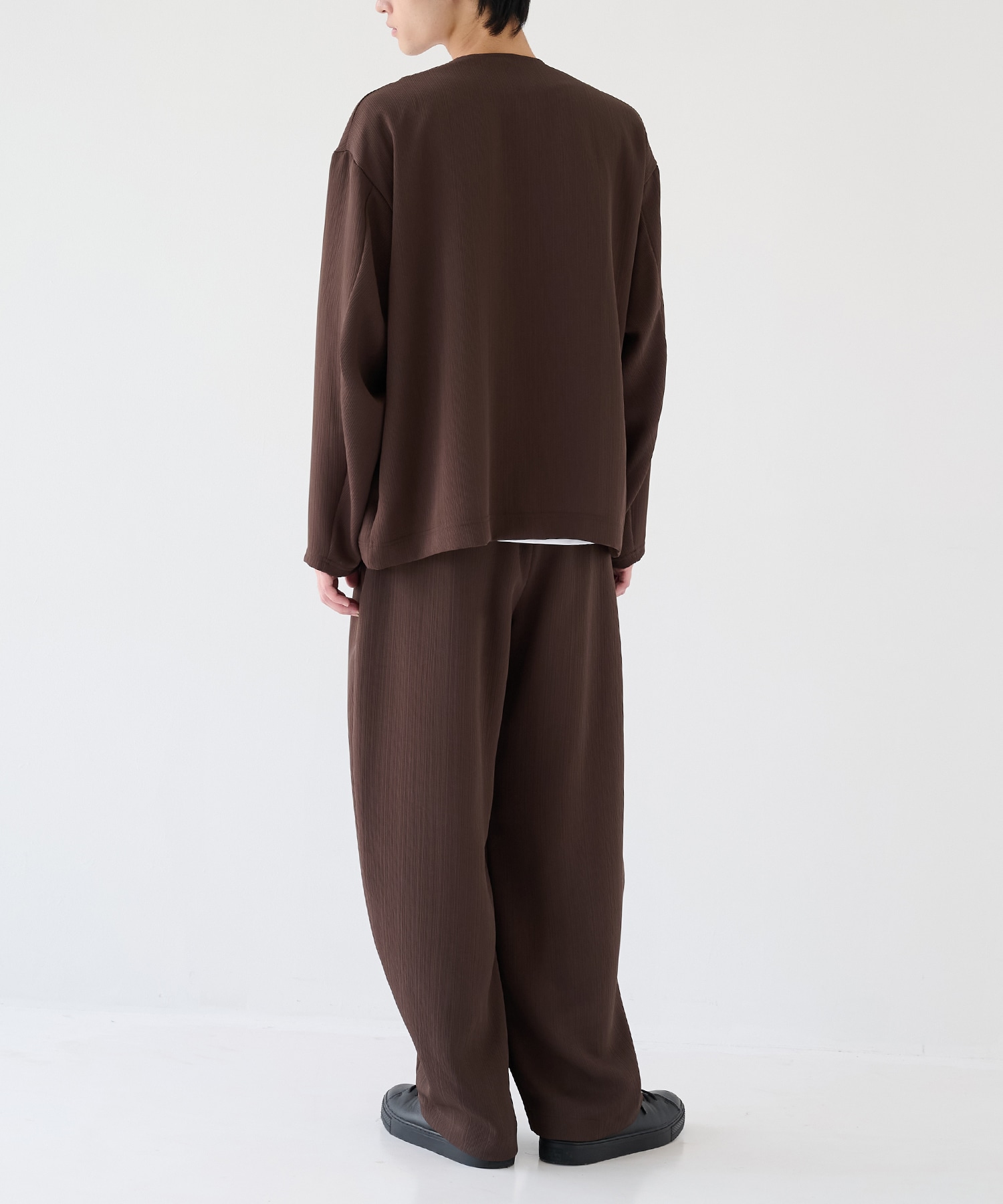 別注 Minimal Pocket PLEATS Cardigan CULLNI