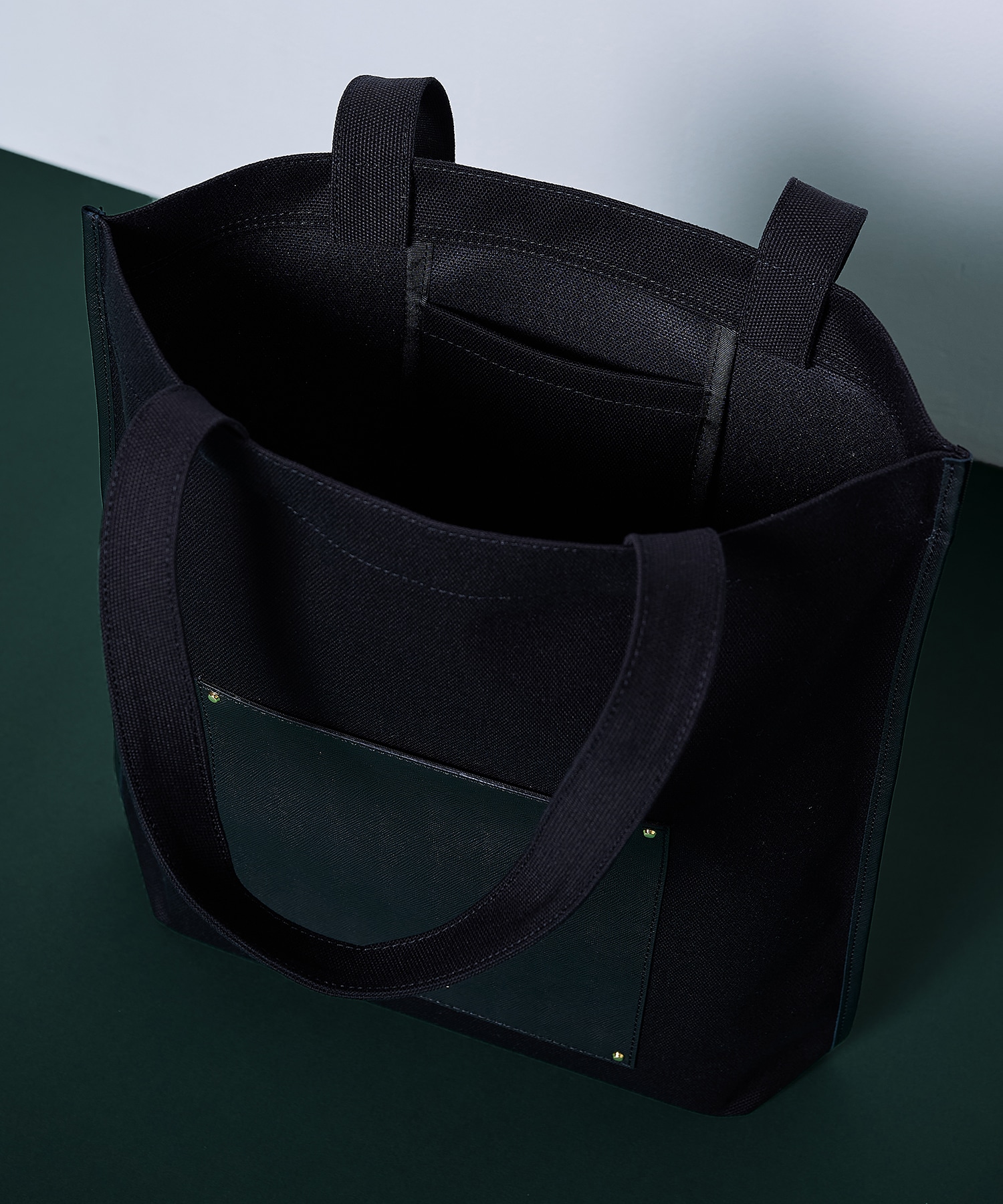 別注〉Leather Pocket Canvas Eco Tote | CULLNI