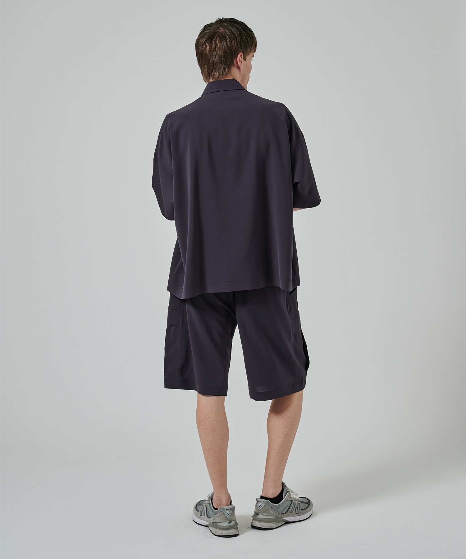 2251-SH58-003 ZIP UP HALF SLEEVE SHIRT N.HOOLYWOOD