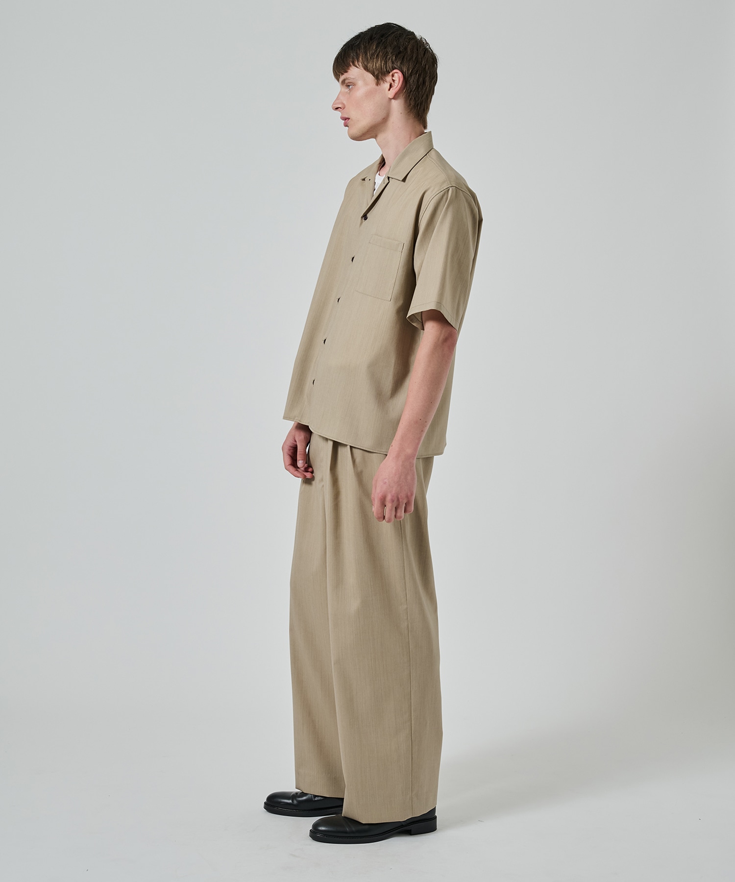 OPEN COLLAR S/S SHIRT MARKAWARE/marka
