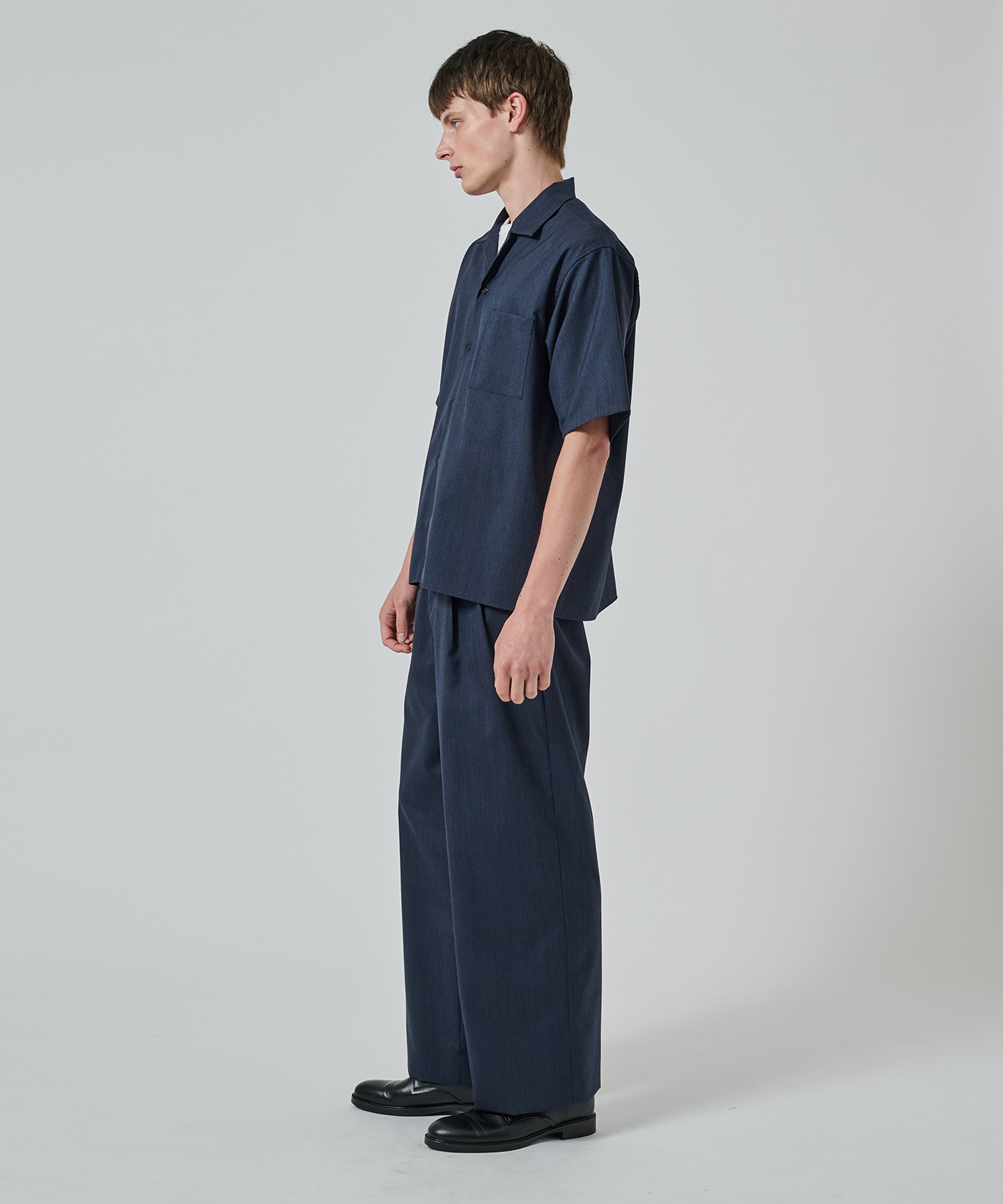 OPEN COLLAR S/S SHIRT MARKAWARE/marka