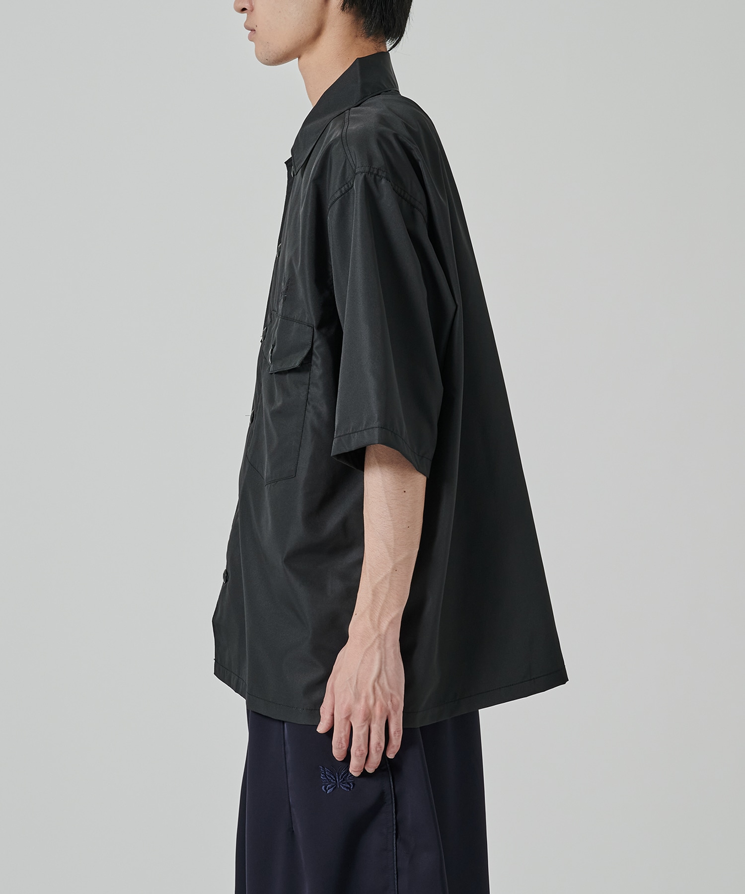 別注 Fatigue S/S Shirt - 撥水Nylon NEEDLES