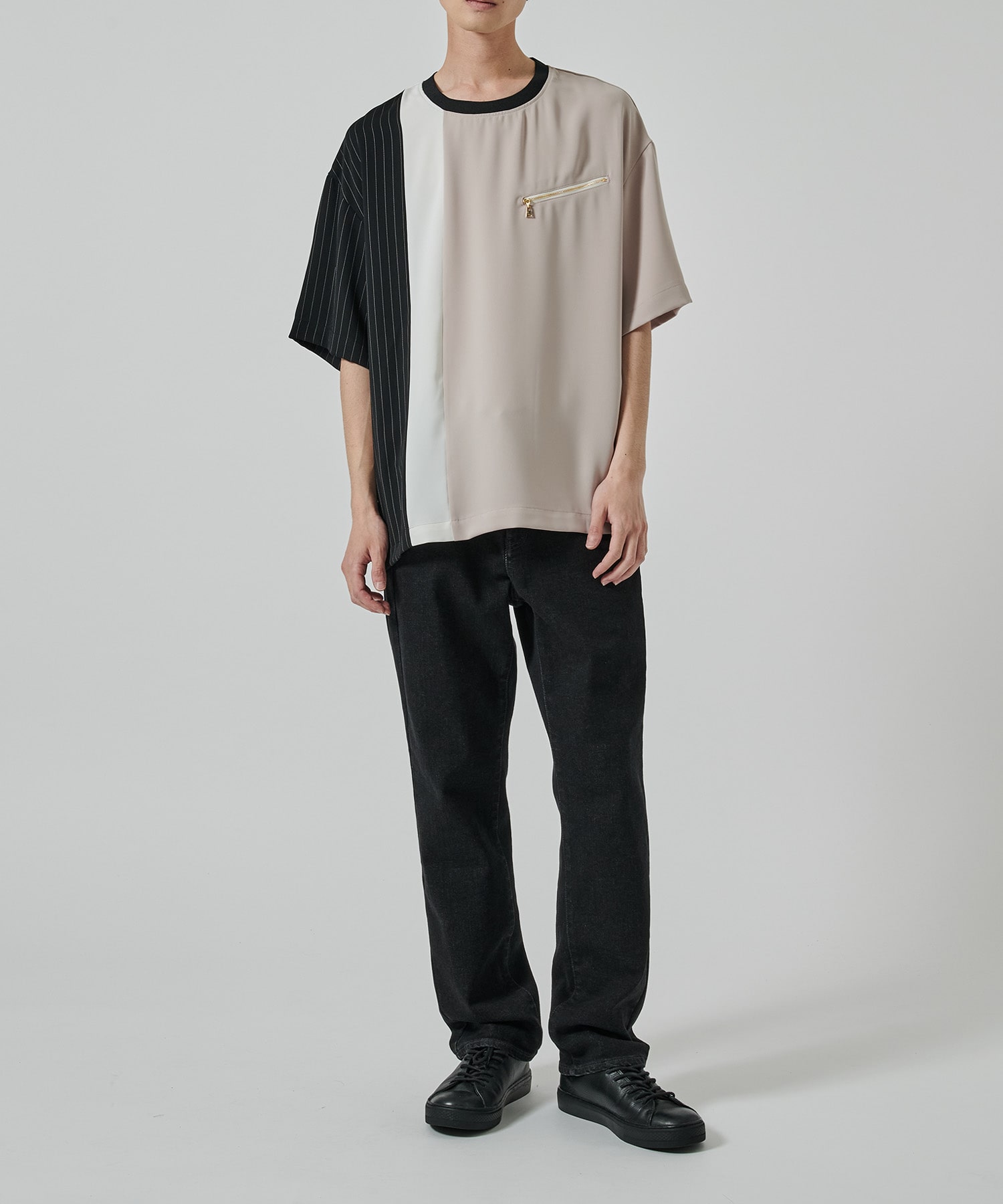 Double Satin Bi Color Pullover CULLNI