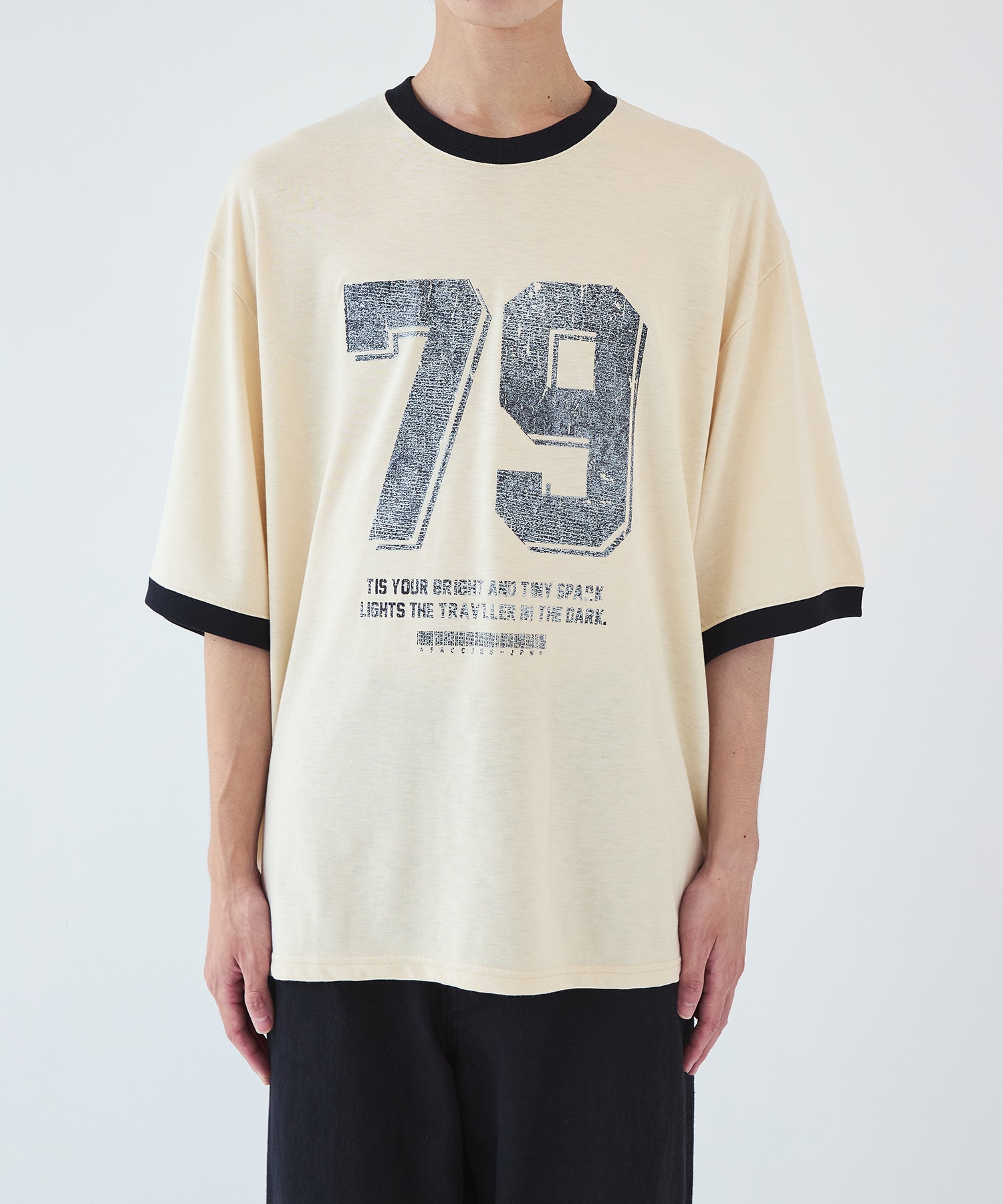 別注 RINGER TEE FACCIES