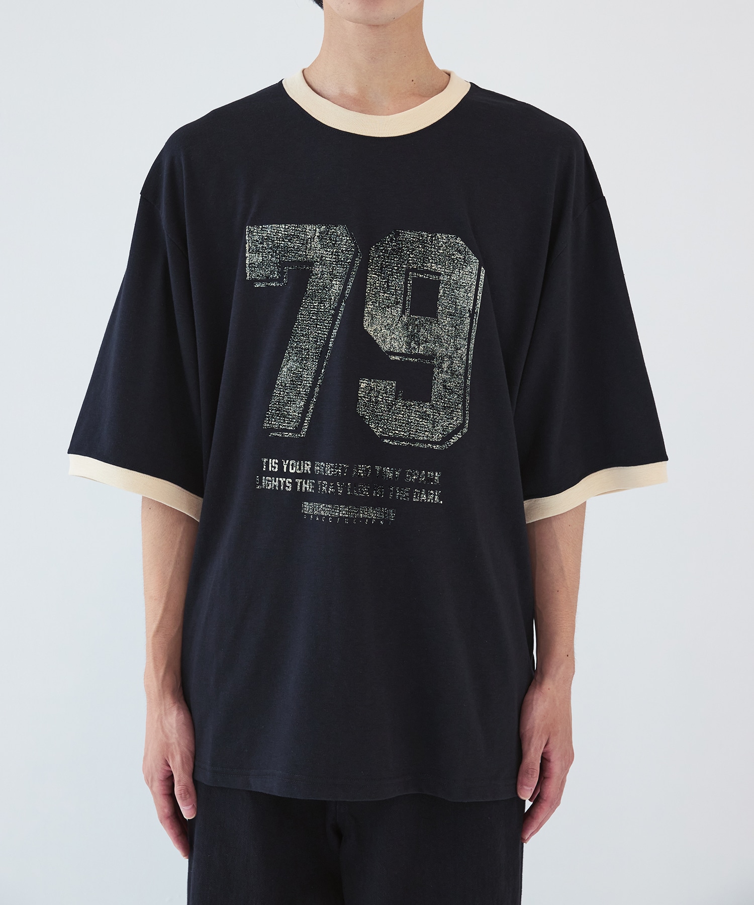 別注 RINGER TEE FACCIES