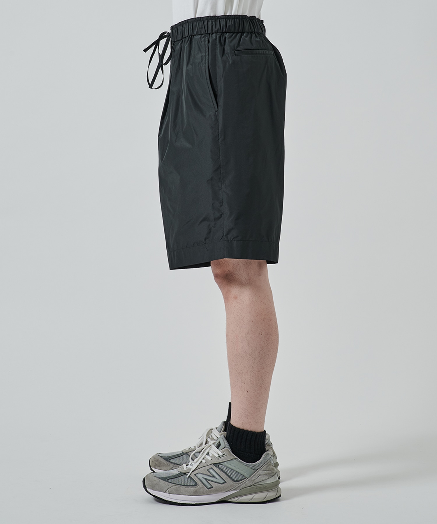 リサイクルポリエステル×シルクタフタ / ワイドショーツ MARKAWARE/marka